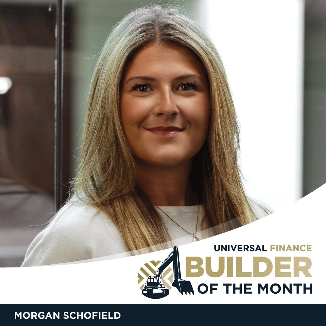 🎉 Builder of the Month Spotlight! 🎉

Congratulations to the newest member of the #UniversalFinance team, Morgan Schofield, our July #BuilderOfTheMonth! 👏

As a Documentation Specialist, Morgan works in a fast-paced, high-demand role that requires 