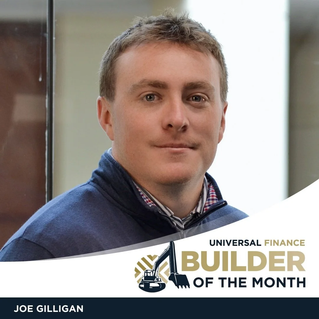🎉 Builder of the Month Spotlight 🎉

#UniversalFinance is proud to recognize Joe Gilligan as our August 2026 #BuilderOfTheMonth!

Joe&rsquo;s commitment to our customers, drive to get deals across the finish line, and dedication to delivering result