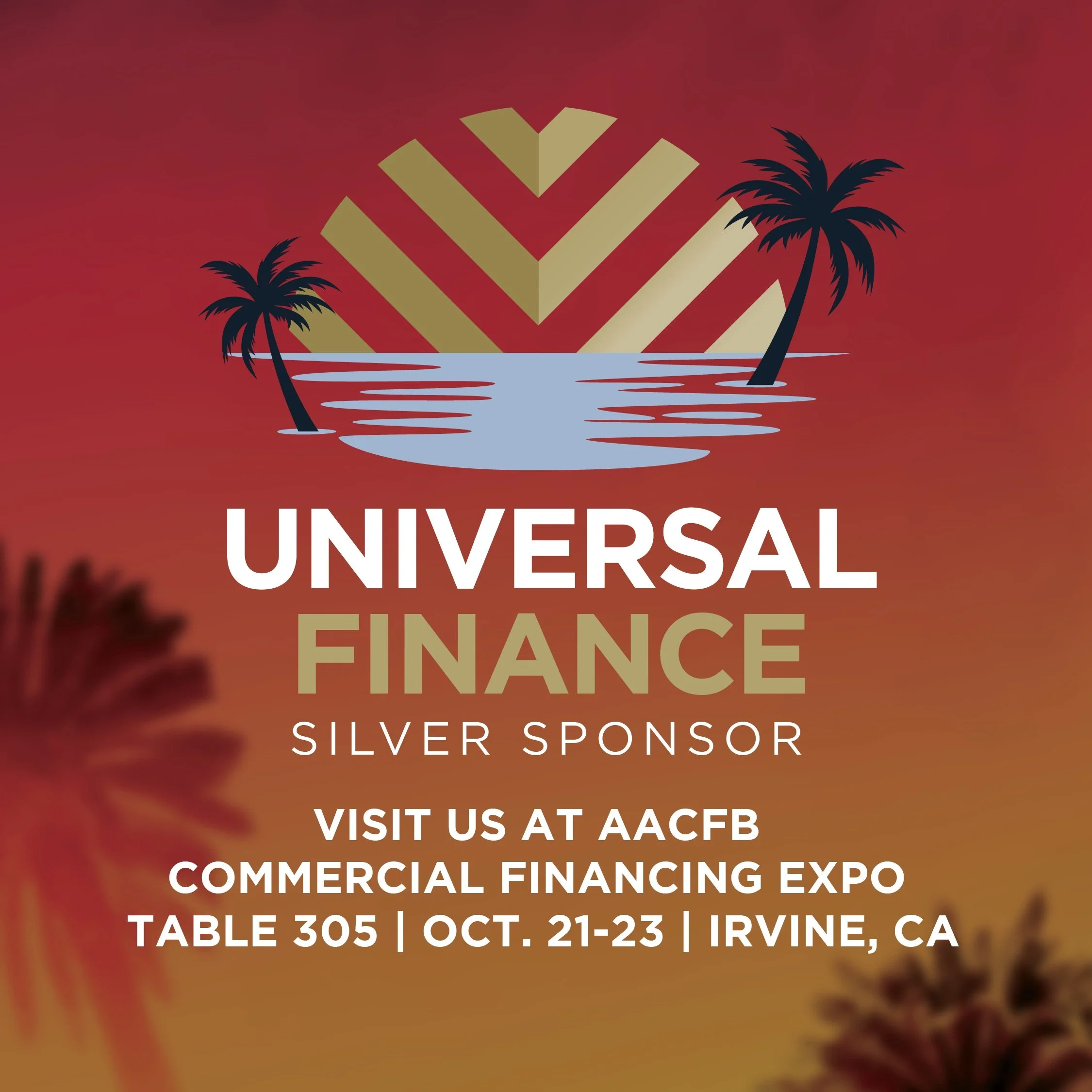 ⏳ Two-Week Countdown to AACFB Expo!

The countdown is on! In just two weeks, #UniversalFinance will be at the @aacfb_association Expo in Irvine, CA.

If you&rsquo;re attending, stop by Table #305 and connect with our team. We look forward to seeing y