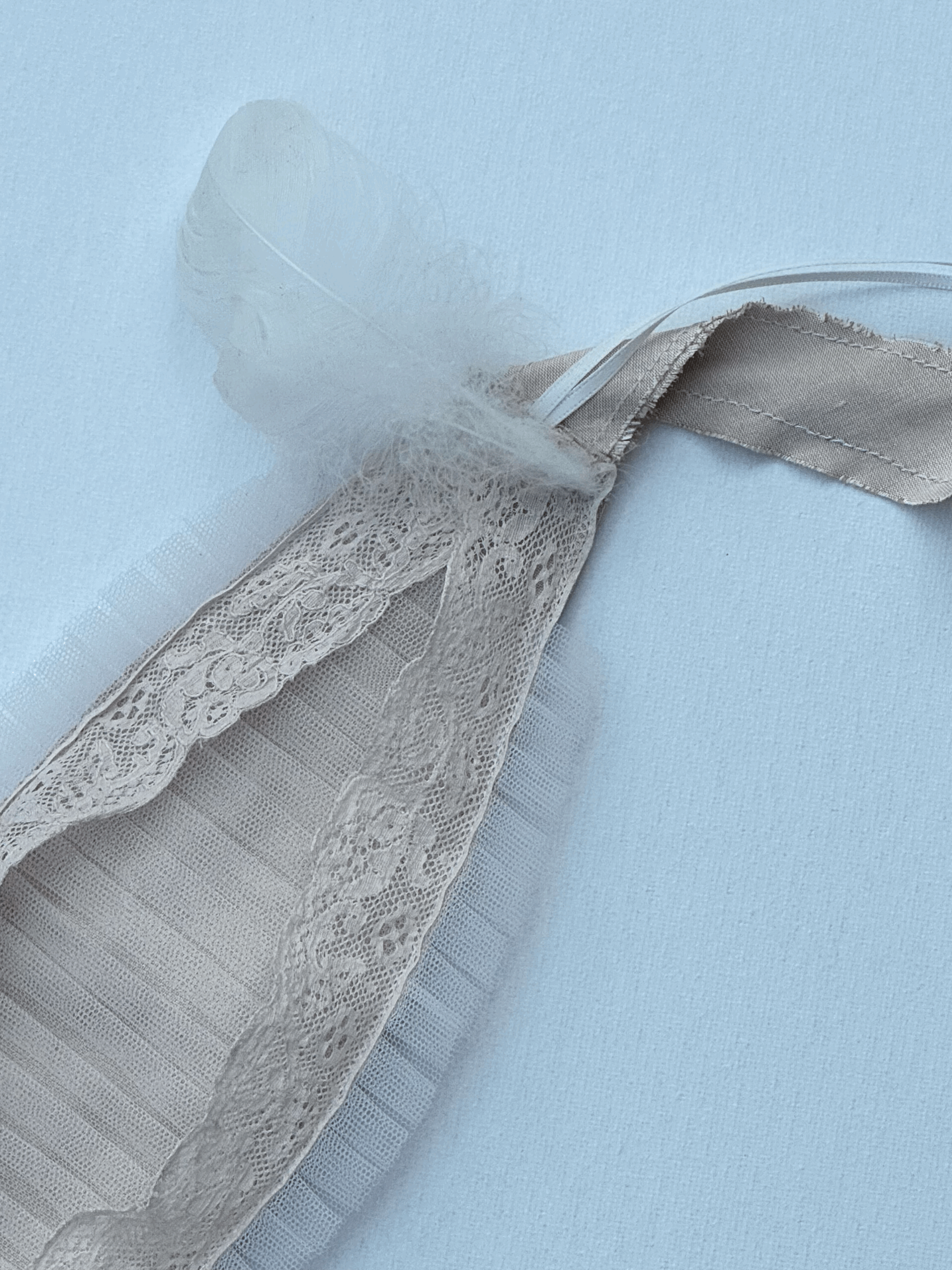 Swan heirloom headband