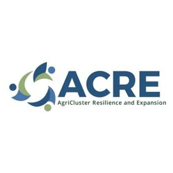ACRE (AgriCluster Resilience and Expansion) logo representing collaborative agricultural cluster development and regional economic growth