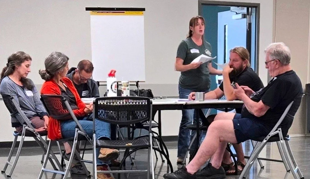 Stakeholders from across the American elderberry value chain participate in a collaborative planning session, discussing regional opportunities, research, market development, and industry growth through partnership and shared leadership.