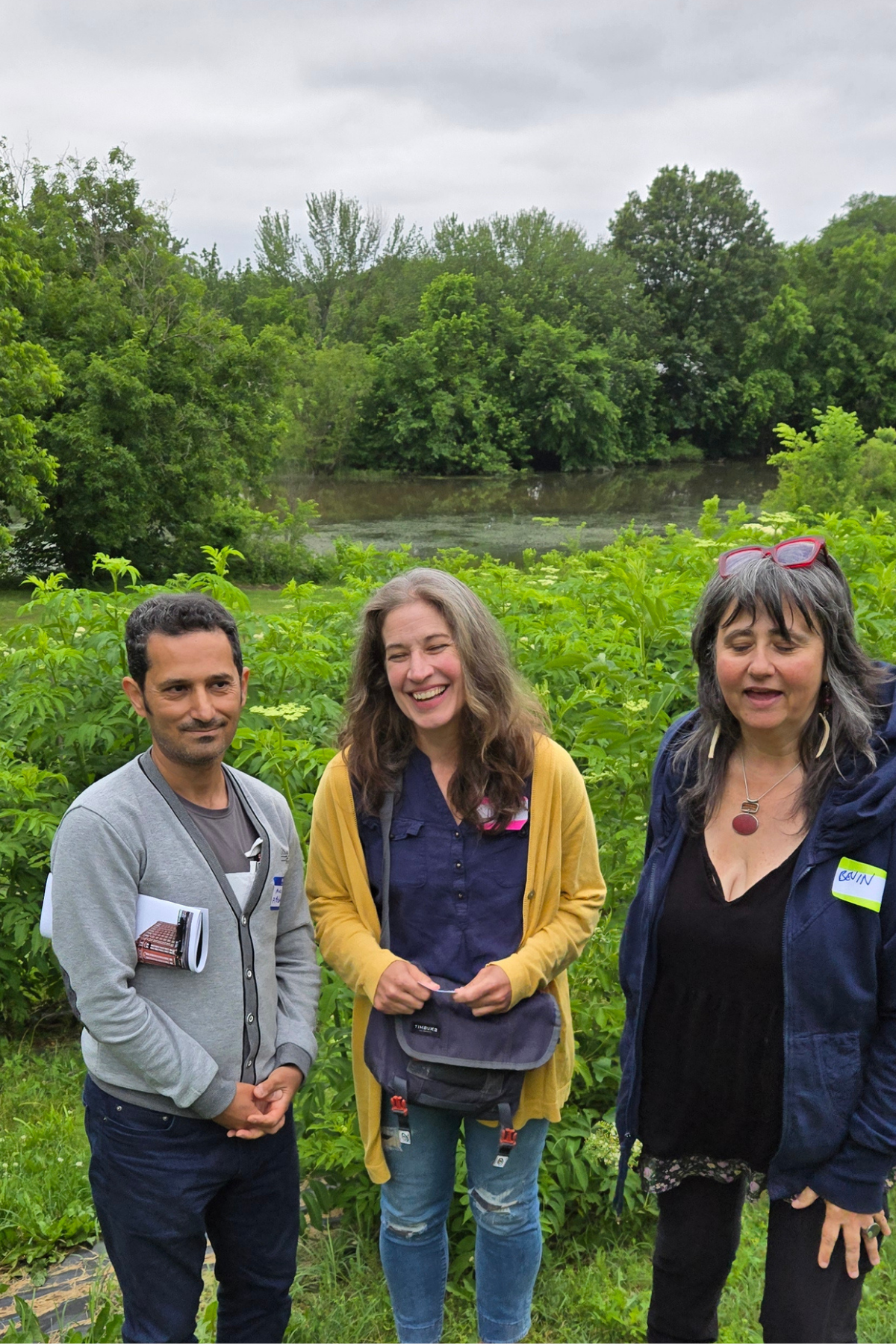 Heartland American Elderberry Collaborative members building partnerships and shared values through collaboration in an American elderberry planting.