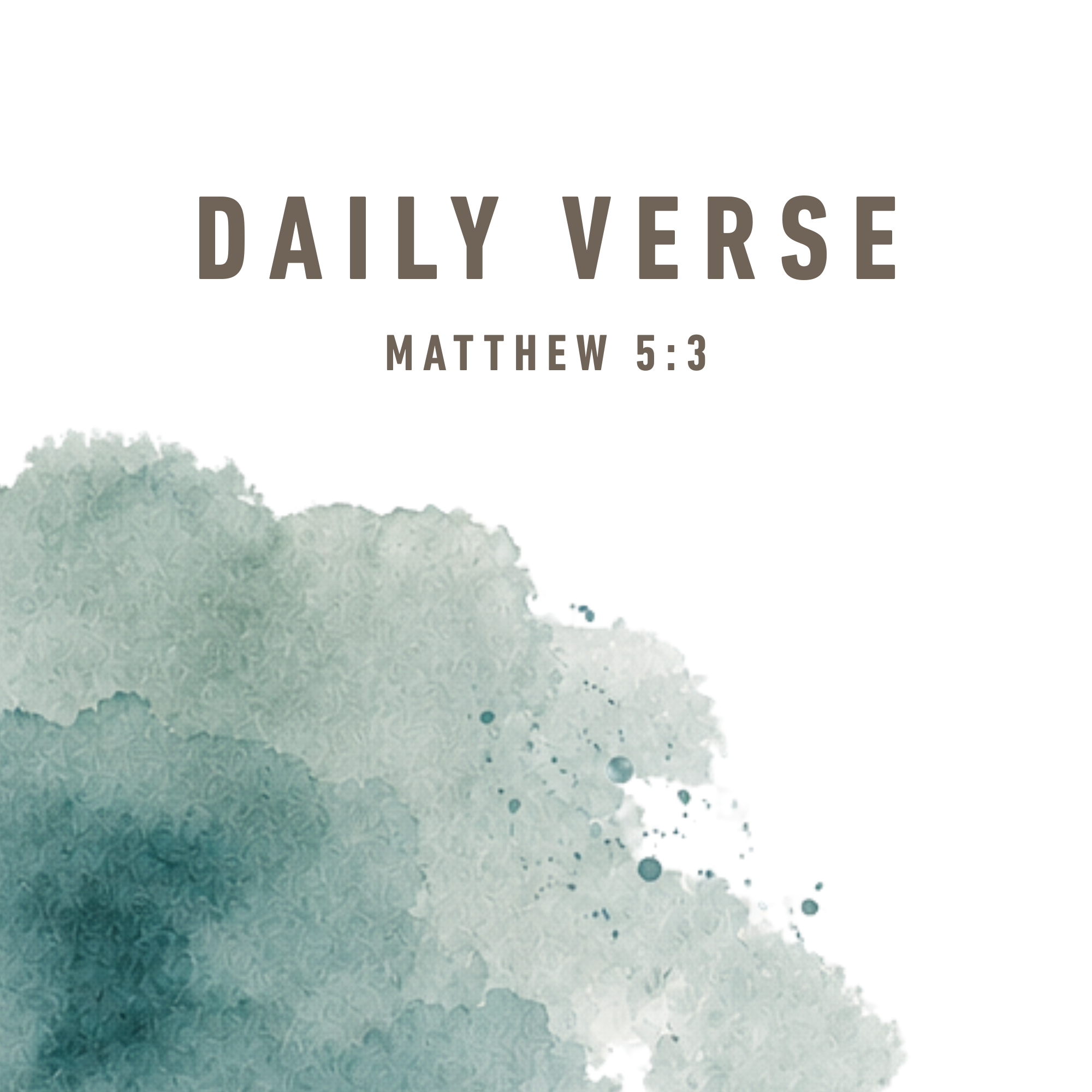 Matthew 5:3