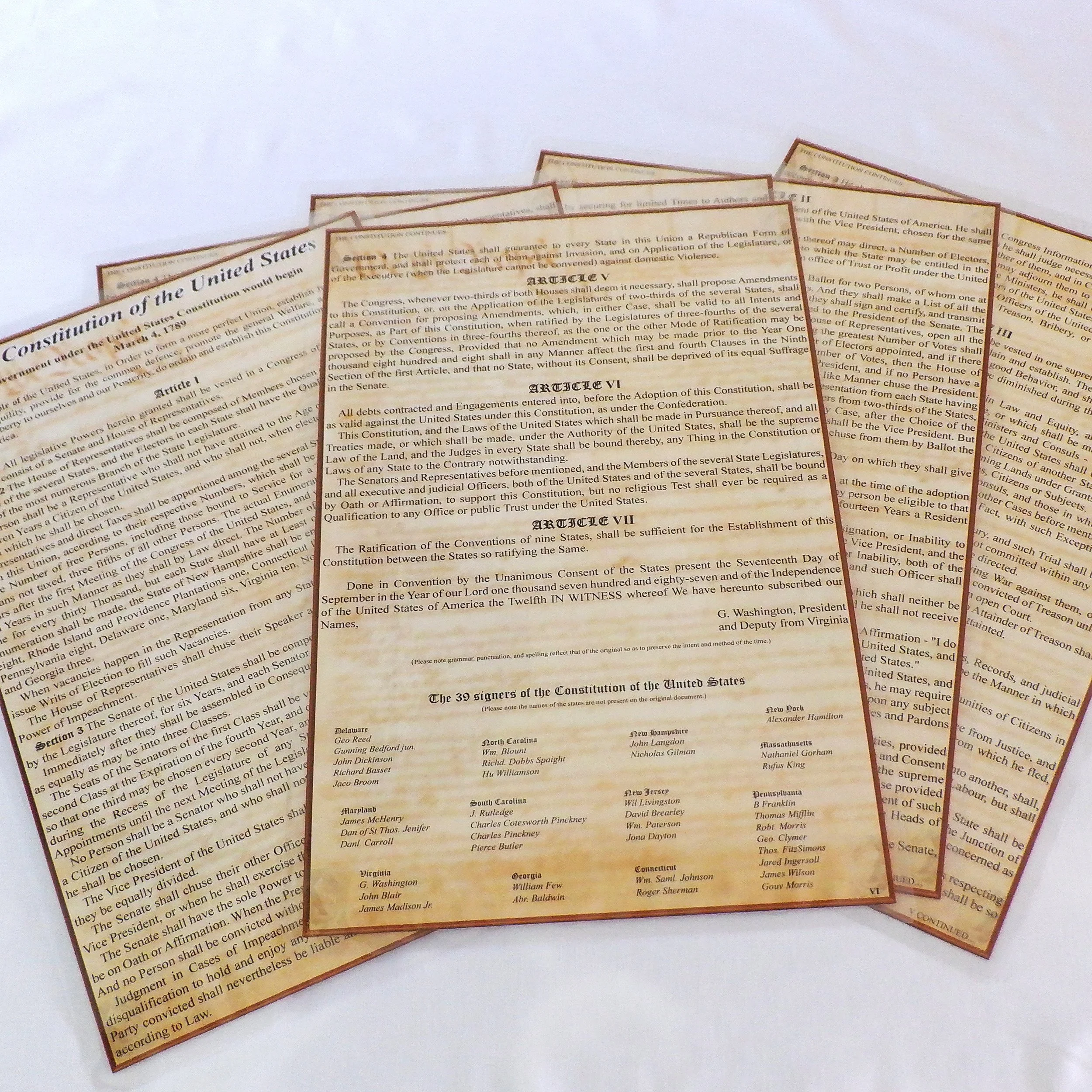 The Constitution of the United States, the second of our three Charters of Freedom, written for the people, by the people. American history written by the original Patriots.