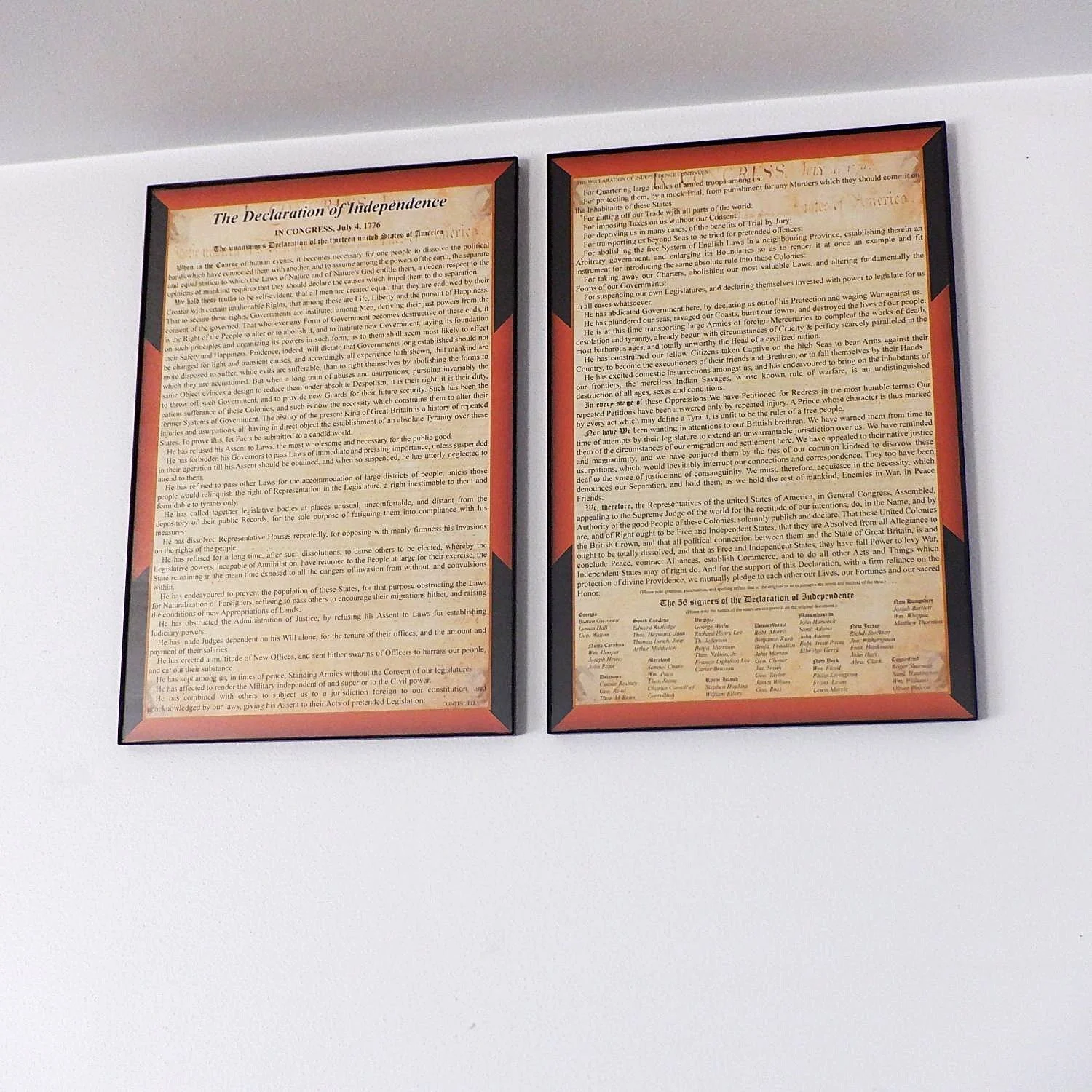 The Declaration of Independence!