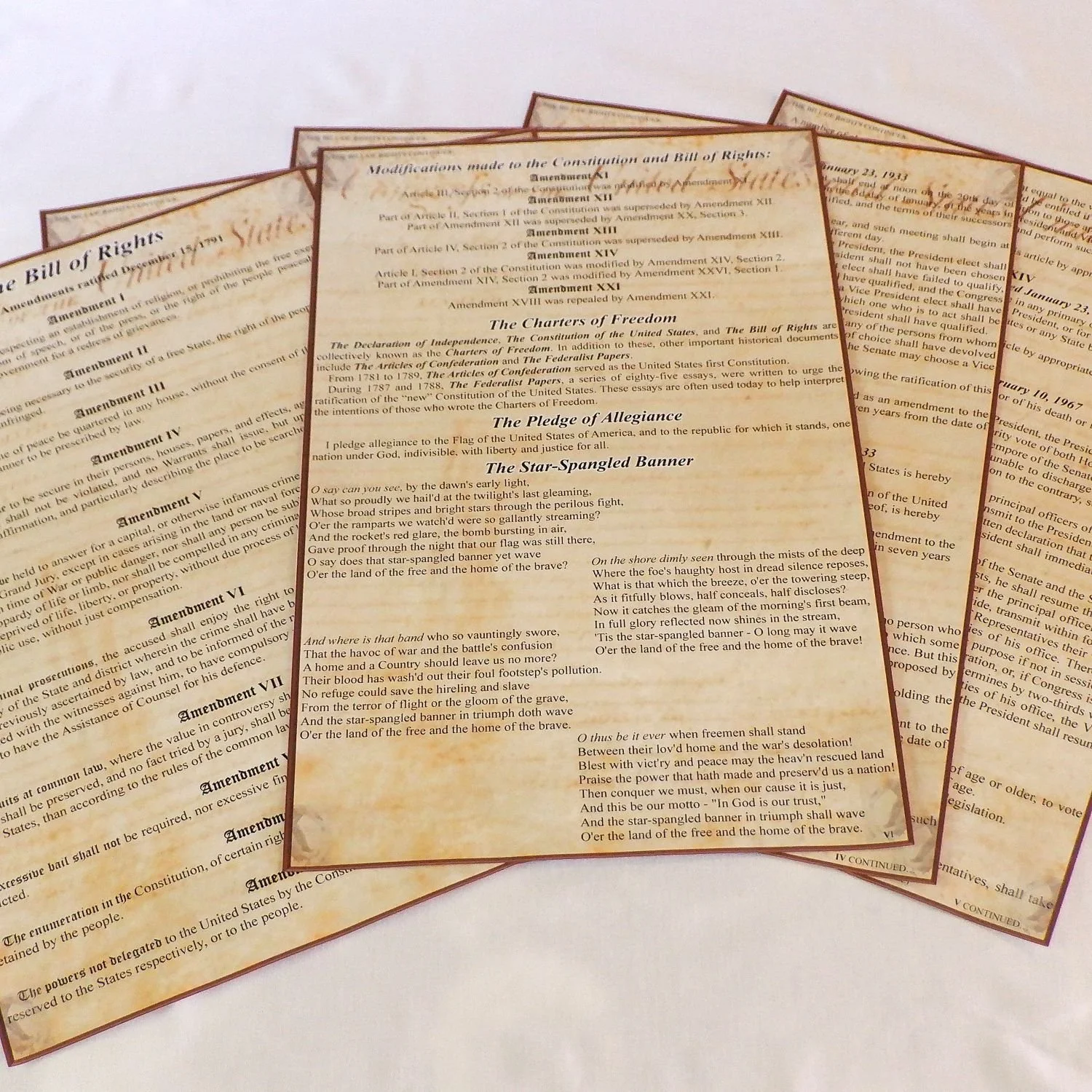 The Bill of Rights!