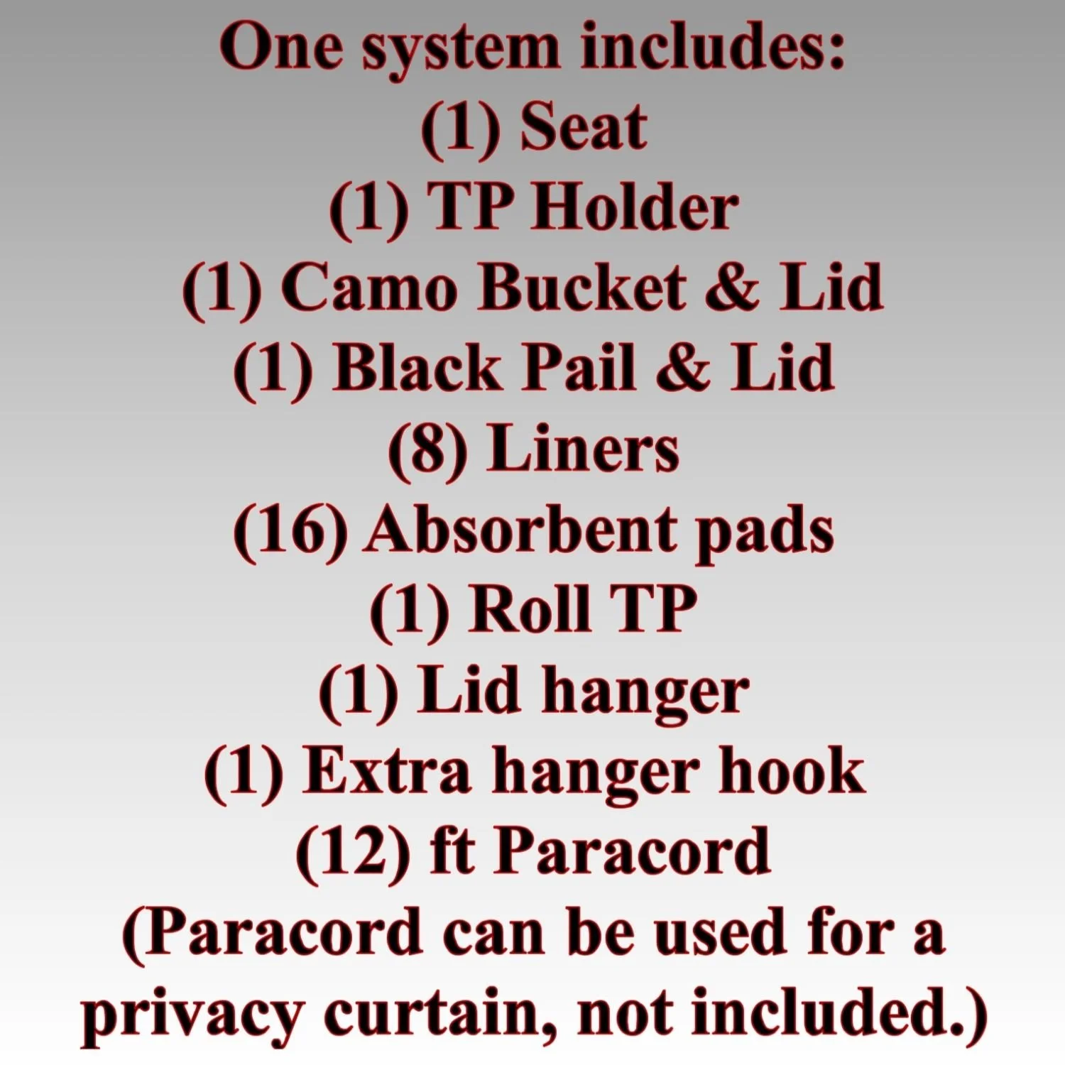 Shore-Easy Complete Commode System parts list