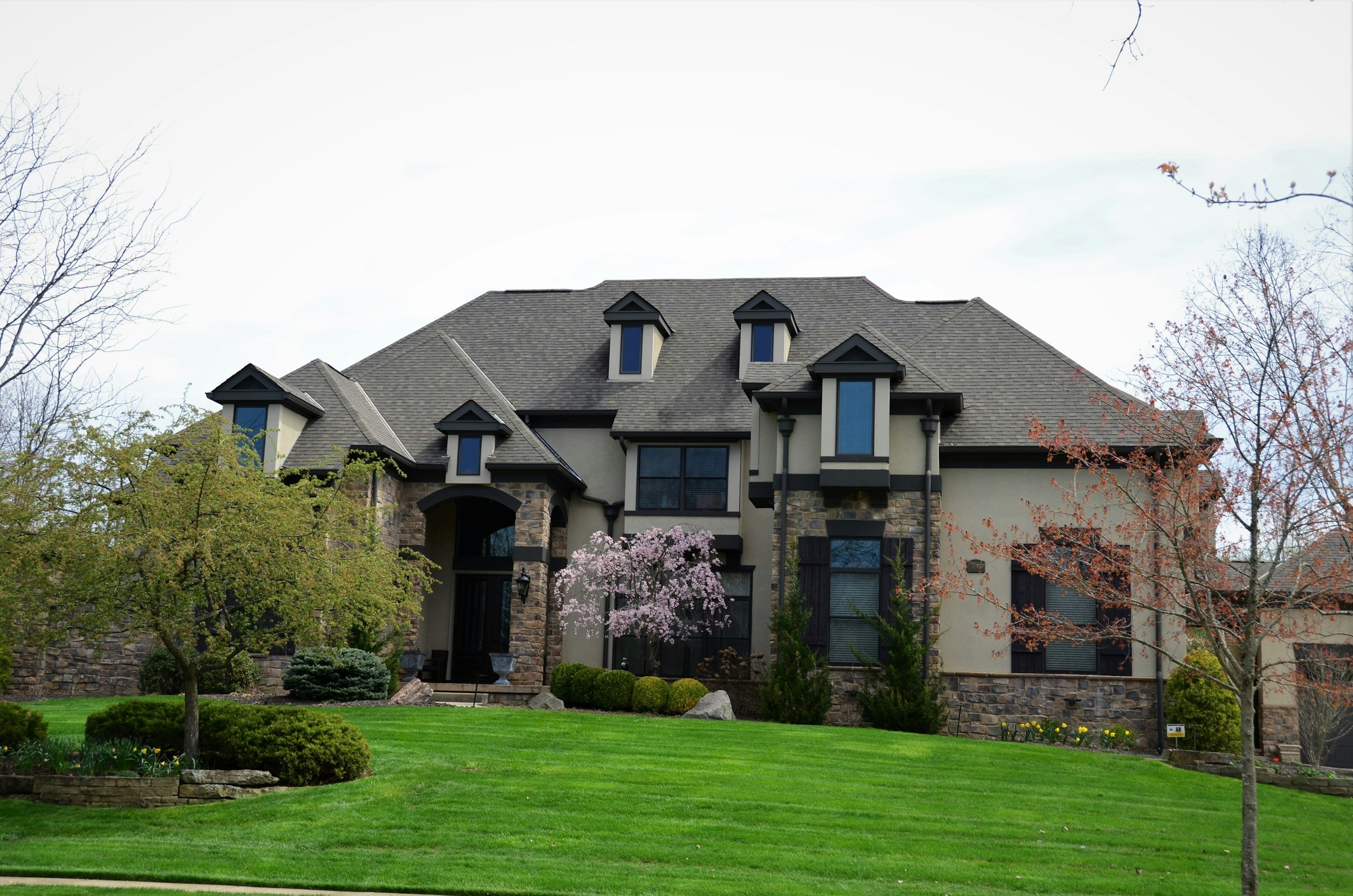 Blueprint Elite Realty — Georgia's luxury boutique real estate brokerage — Exterior view of luxury home with beautiful landscaping