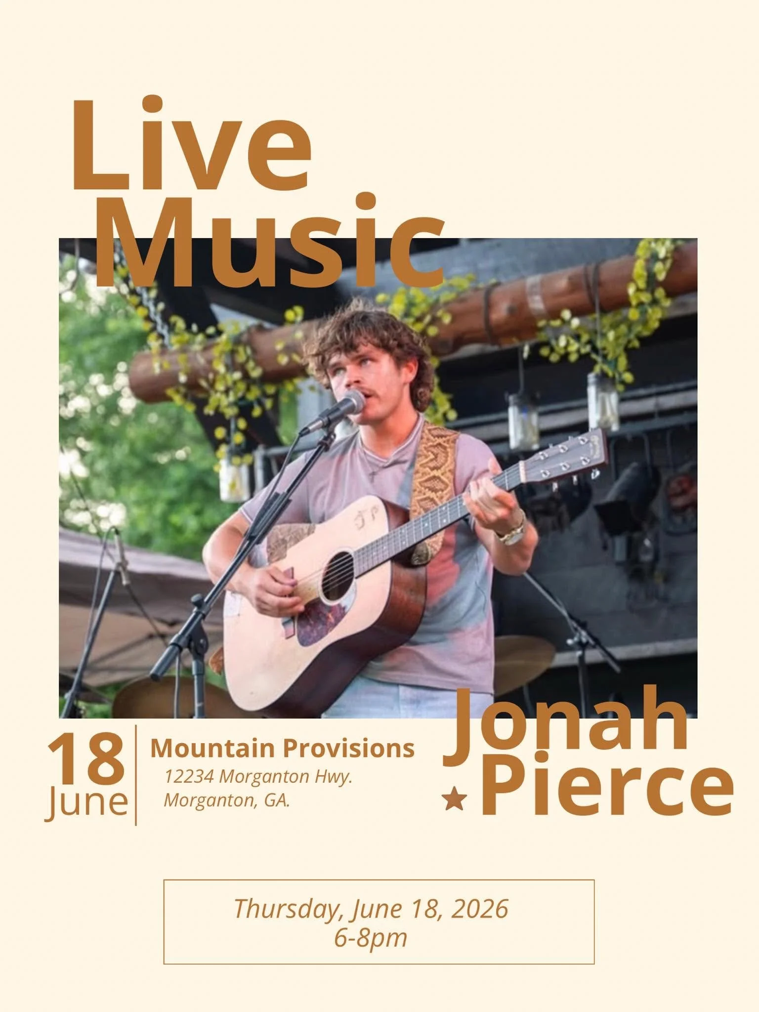 Jonah Pierce - Live Music