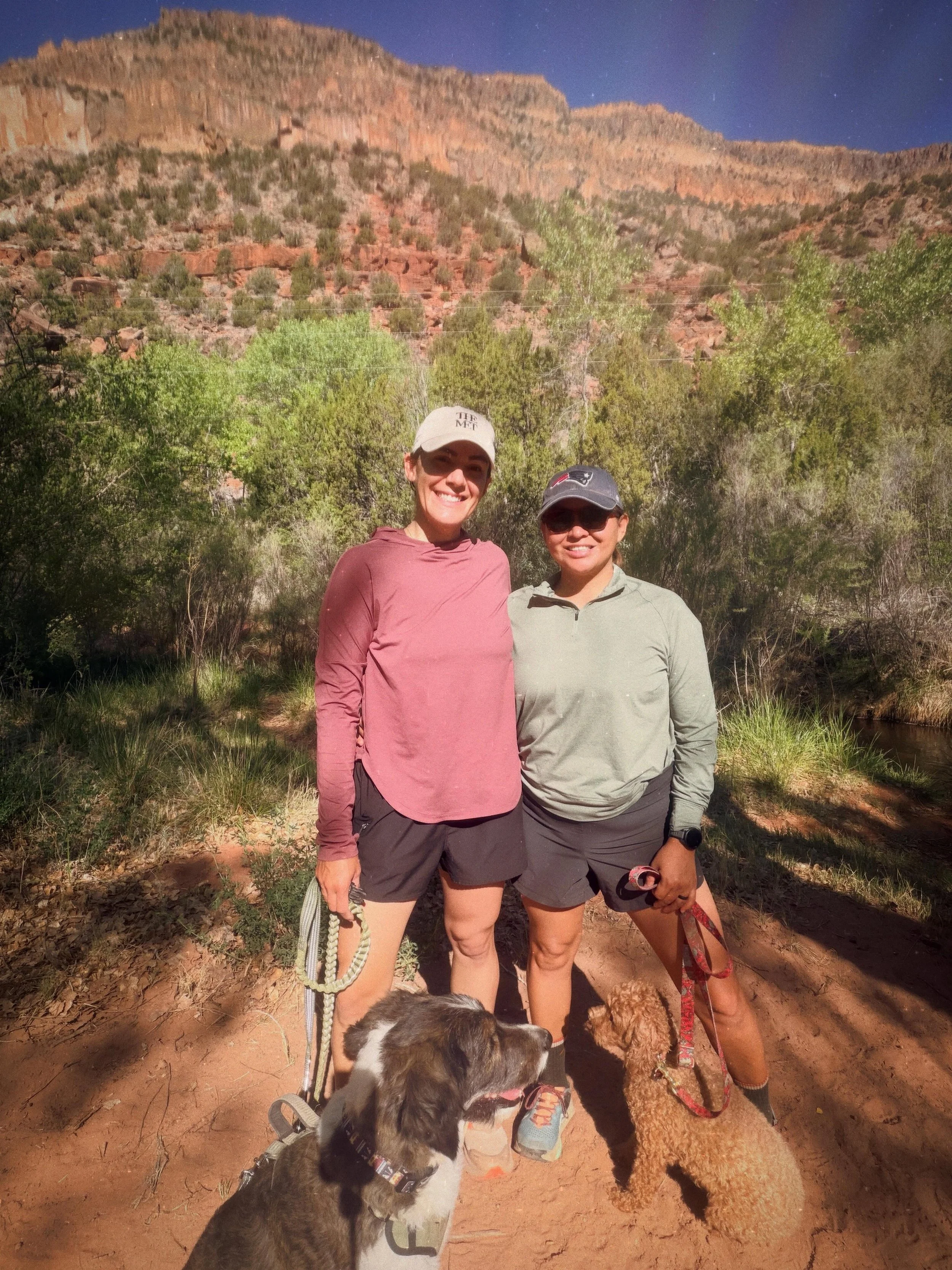 Hey everyone! 🐾⛰️

We&rsquo;re Valentina &amp; Kathy &mdash; the faces behind Wild Pack ABQ! 🌲🐶 @livingvll @kathyvazquez08 

We created Wild Pack ABQ because of our love for dogs, hiking, adventure, and community. The outdoors has always been a pl