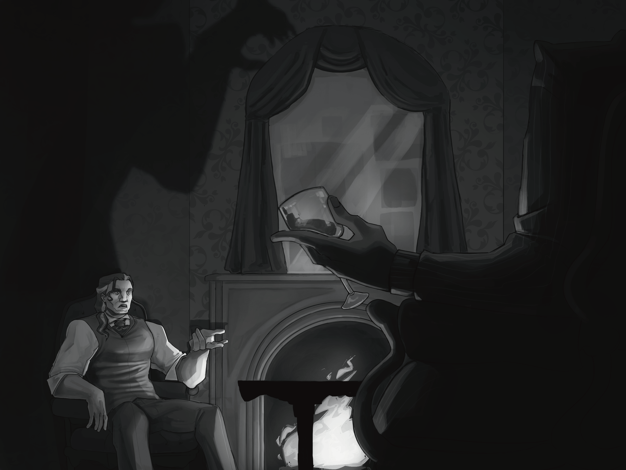GREYSCALE ILLUSTRATION