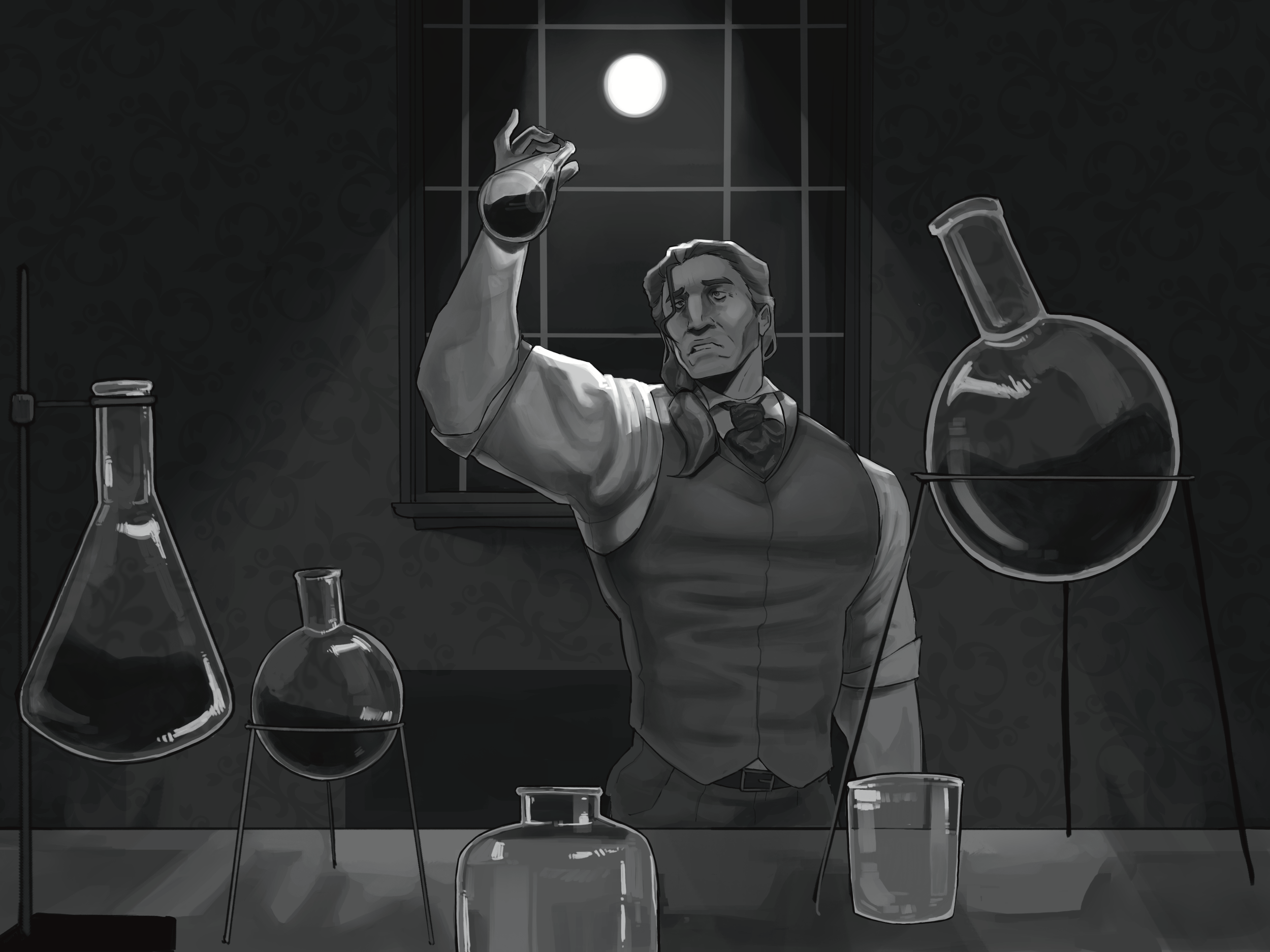 GREYSCALE ILLUSTRATION