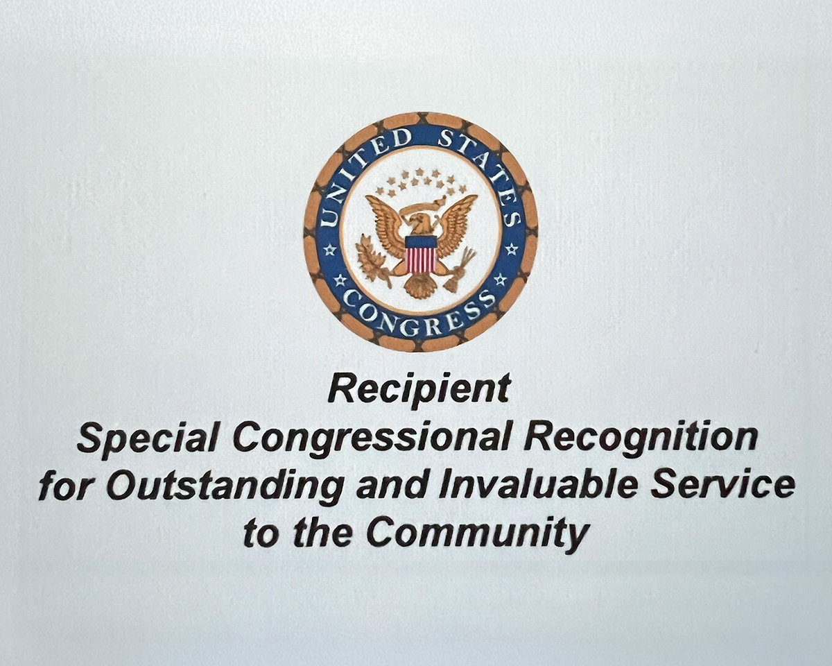 Wayne McKinney - Certificate of Recognition