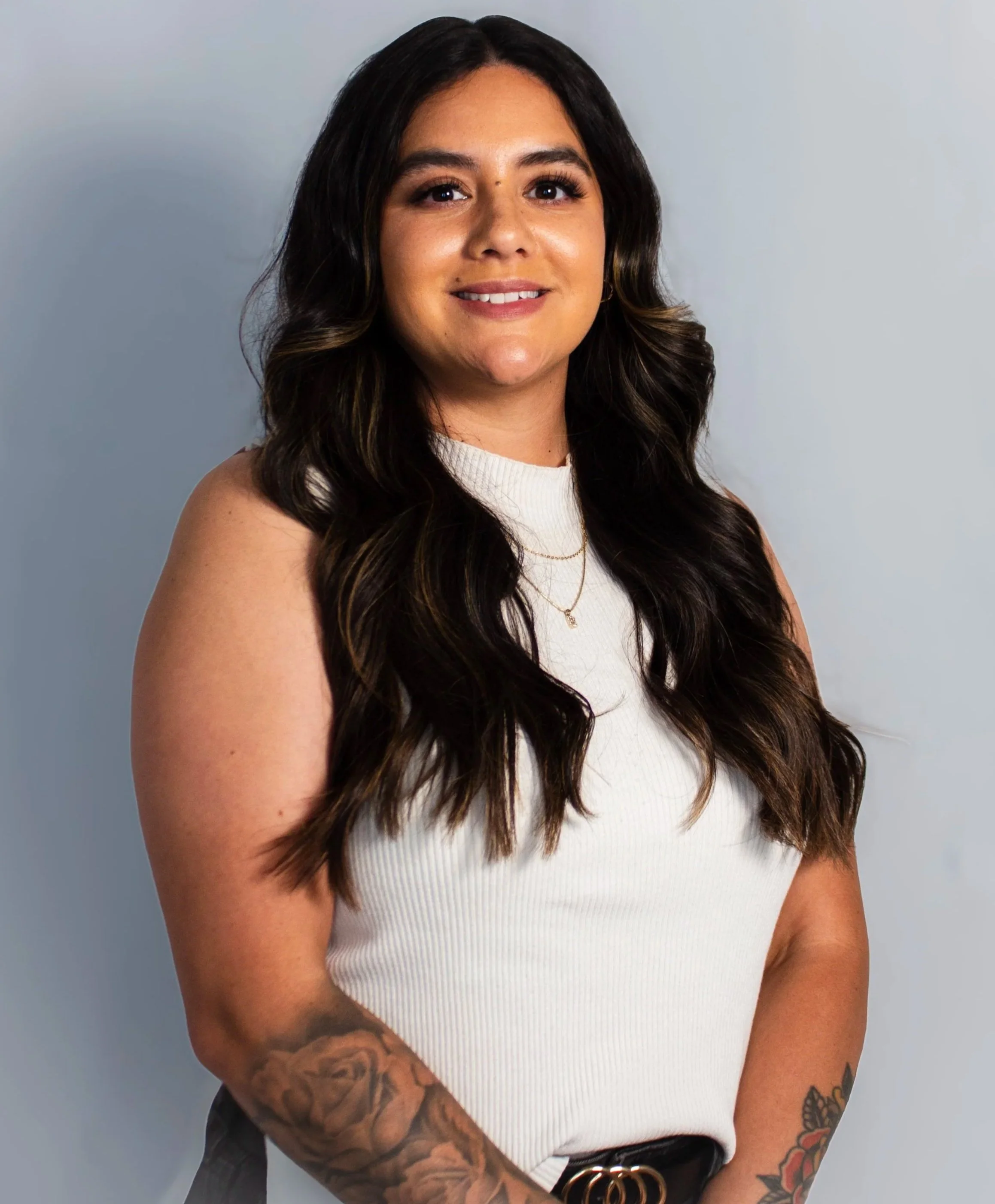 Hair stylist branding photography for a beauty professional in Broken Arrow, Oklahoma
