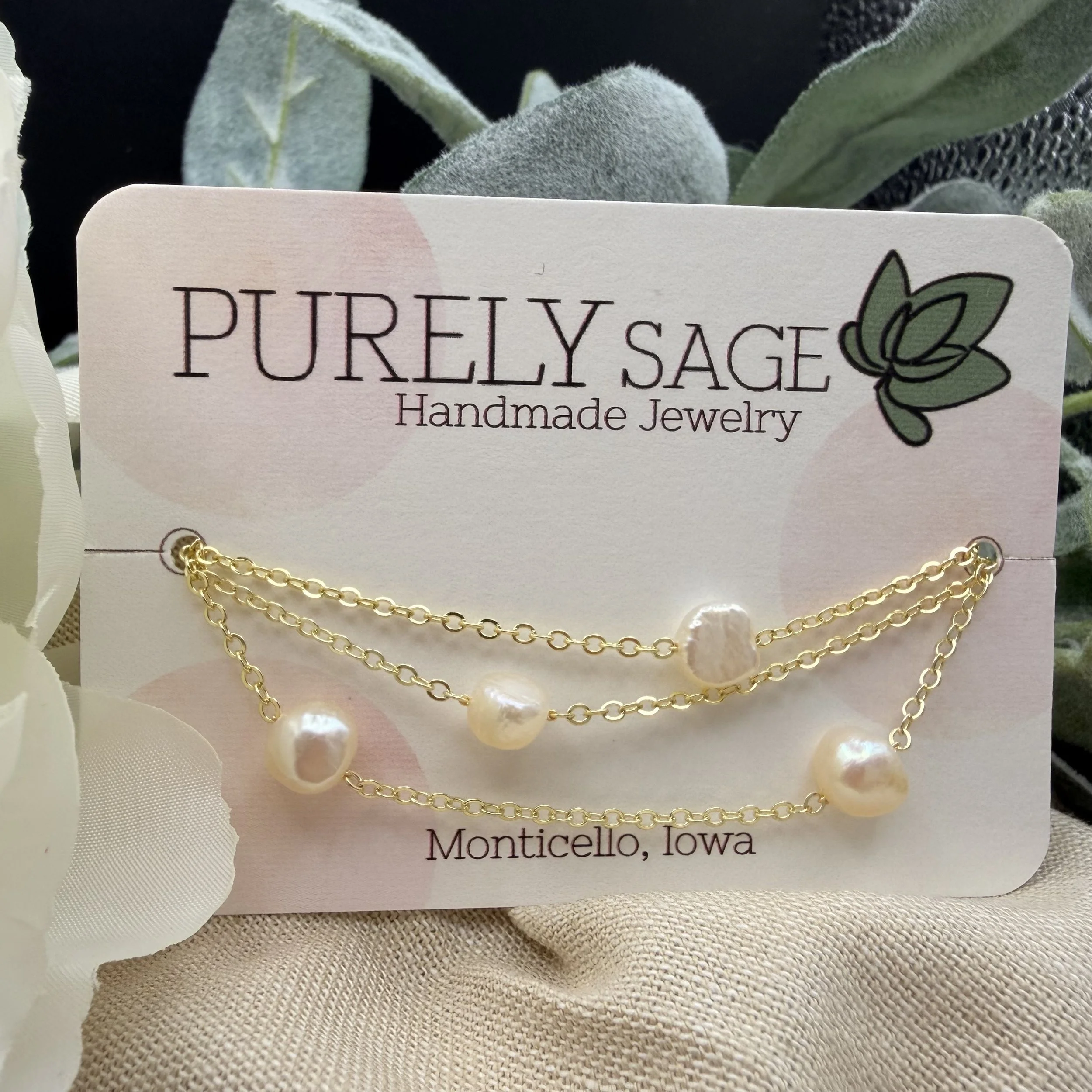 Golden Tide Convertible Pearl Necklace