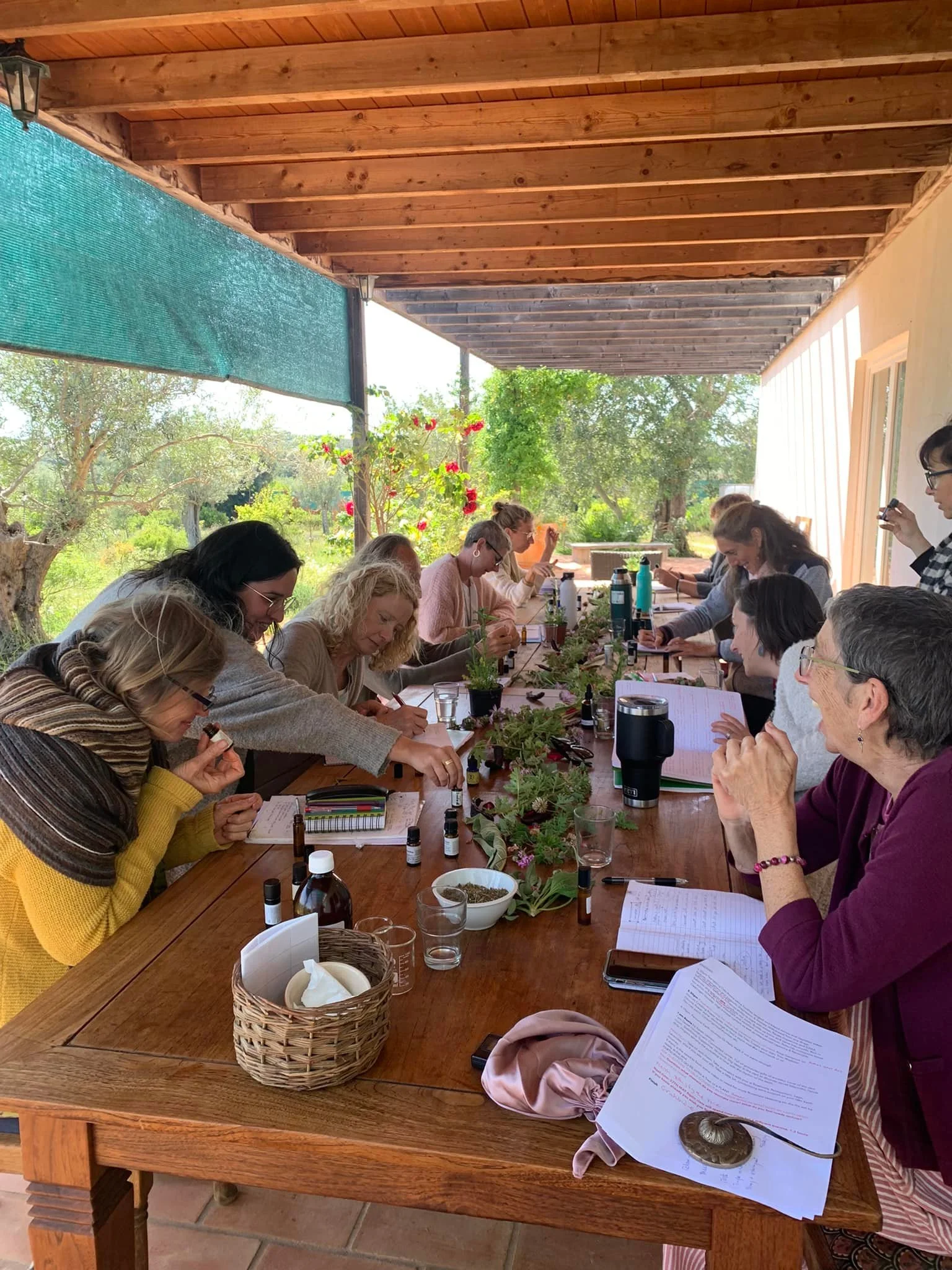 Herbal Class at Ceratonia Gardens