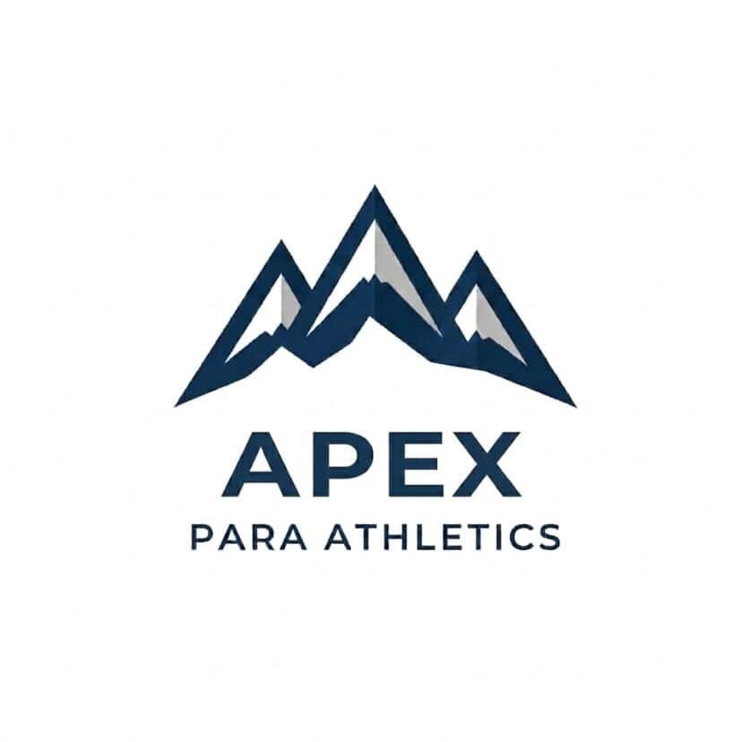Logo featuring stylized mountain peaks with the words "APEX PARA ATHLETICS" underneath.