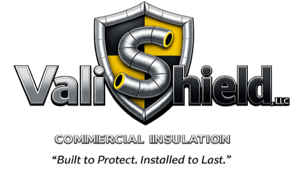 Vali Shield, LLC commercial and industrial insulation contractor logo - Houston, Texas.