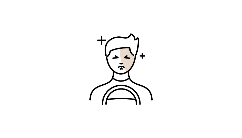 icon of a man squinting