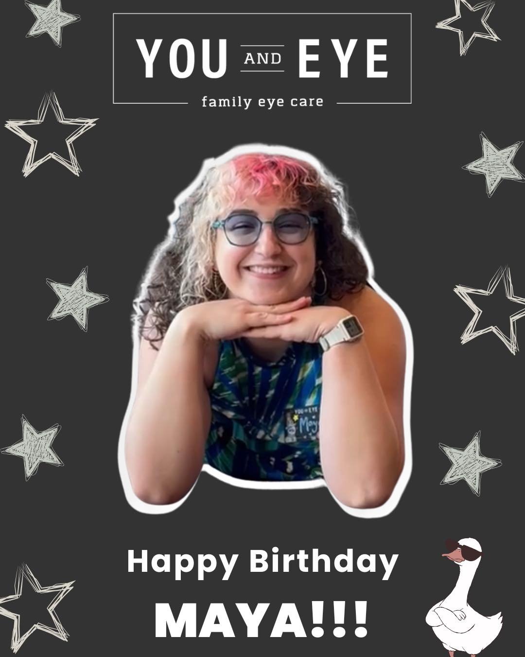 🎉 Happy Birthday to our resident silly goose, Maya! 🪿🤍

Whether she's working her admin magic behind the scenes, supporting our tech team, making patients feel welcome, or being the star of some of our favorite social media moments, Maya brings so