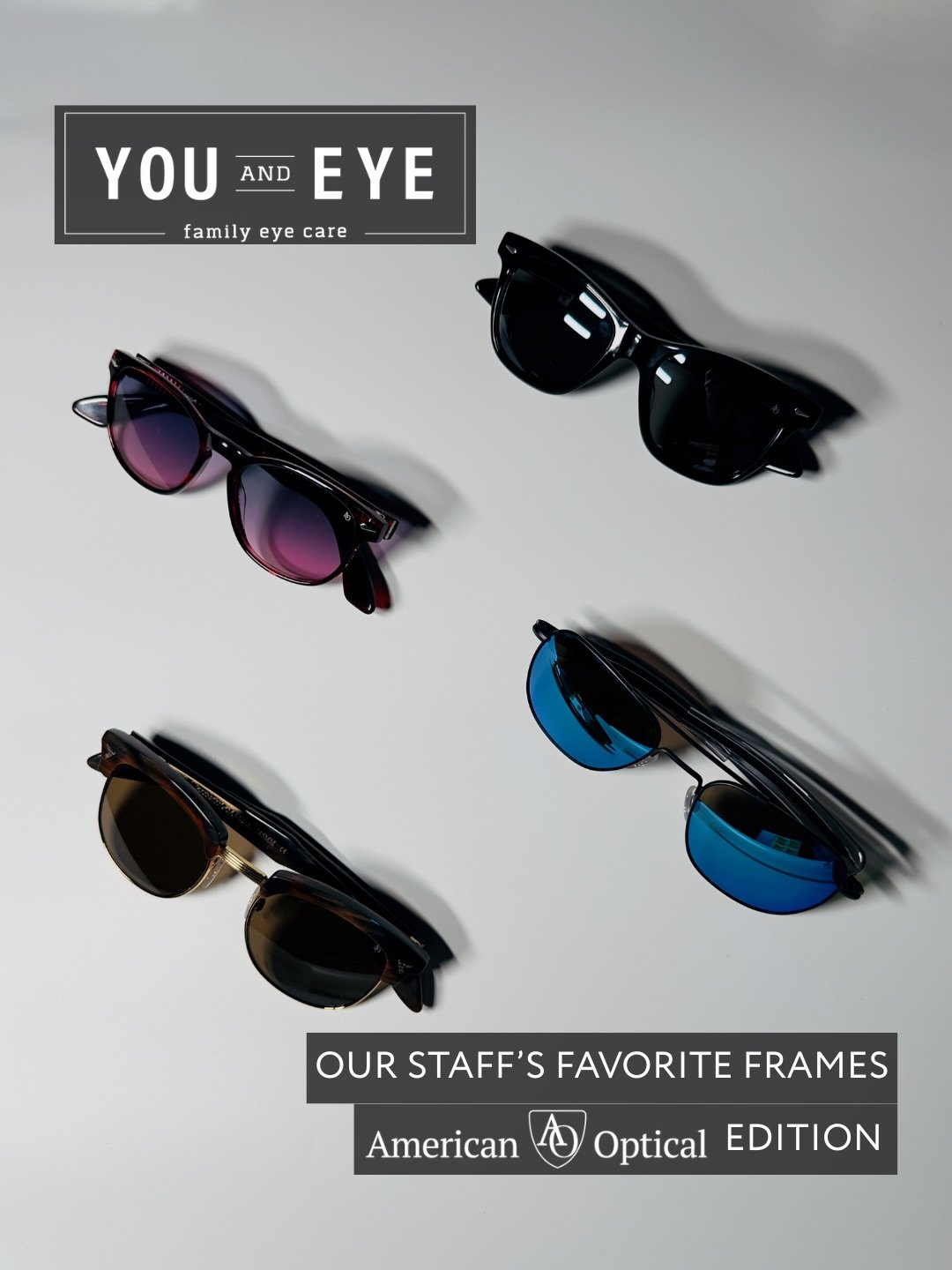 Some frames never go out of style. 👓✨

Our team picked a few of their favorite American Optical frames, each with a story of its own. From presidents to astronauts, these iconic styles have become part of American history.

Whether you're drawn to c