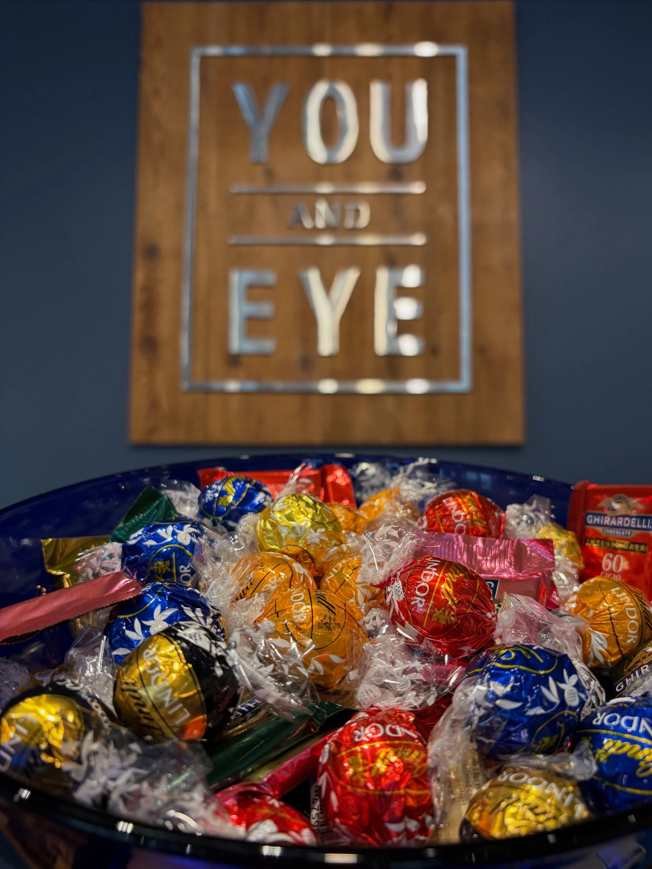 🍫 Happy International Chocolate Day! 🍫

A little chocolate is just one of the sweet surprises that comes with picking up your new glasses at You &amp; Eye. 👓🤍

Because getting a new pair should feel a little special. 😉

#InternationalChocolateDa