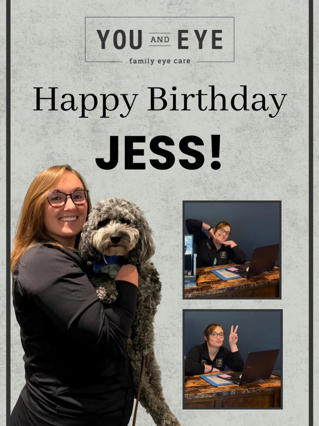Happy Birthday, Jess! 🎂💙

Jess is always willing to jump in wherever she&rsquo;s needed and figure things out along the way. She&rsquo;s incredibly helpful, sweet, and brings plenty of goofiness to our office. 😂

We&rsquo;re so grateful to have Je