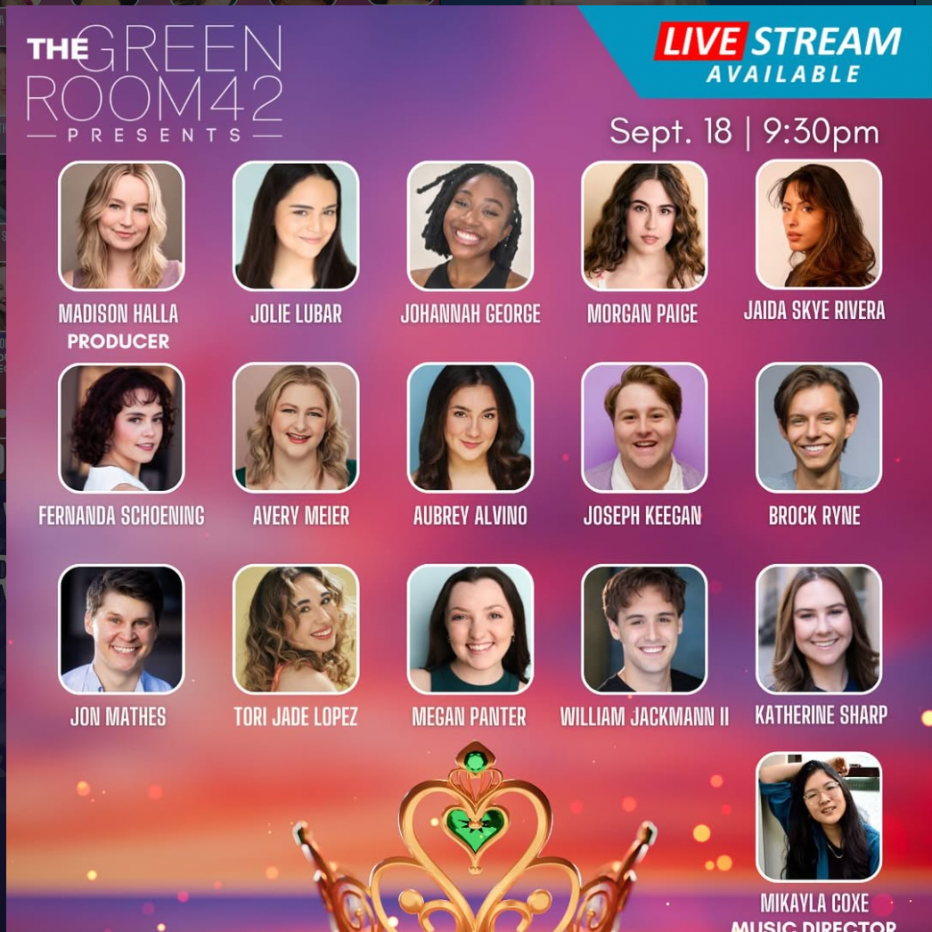 9/25 I made my New York City performance debut at The Green Room 42 in If the Tiara Fits.