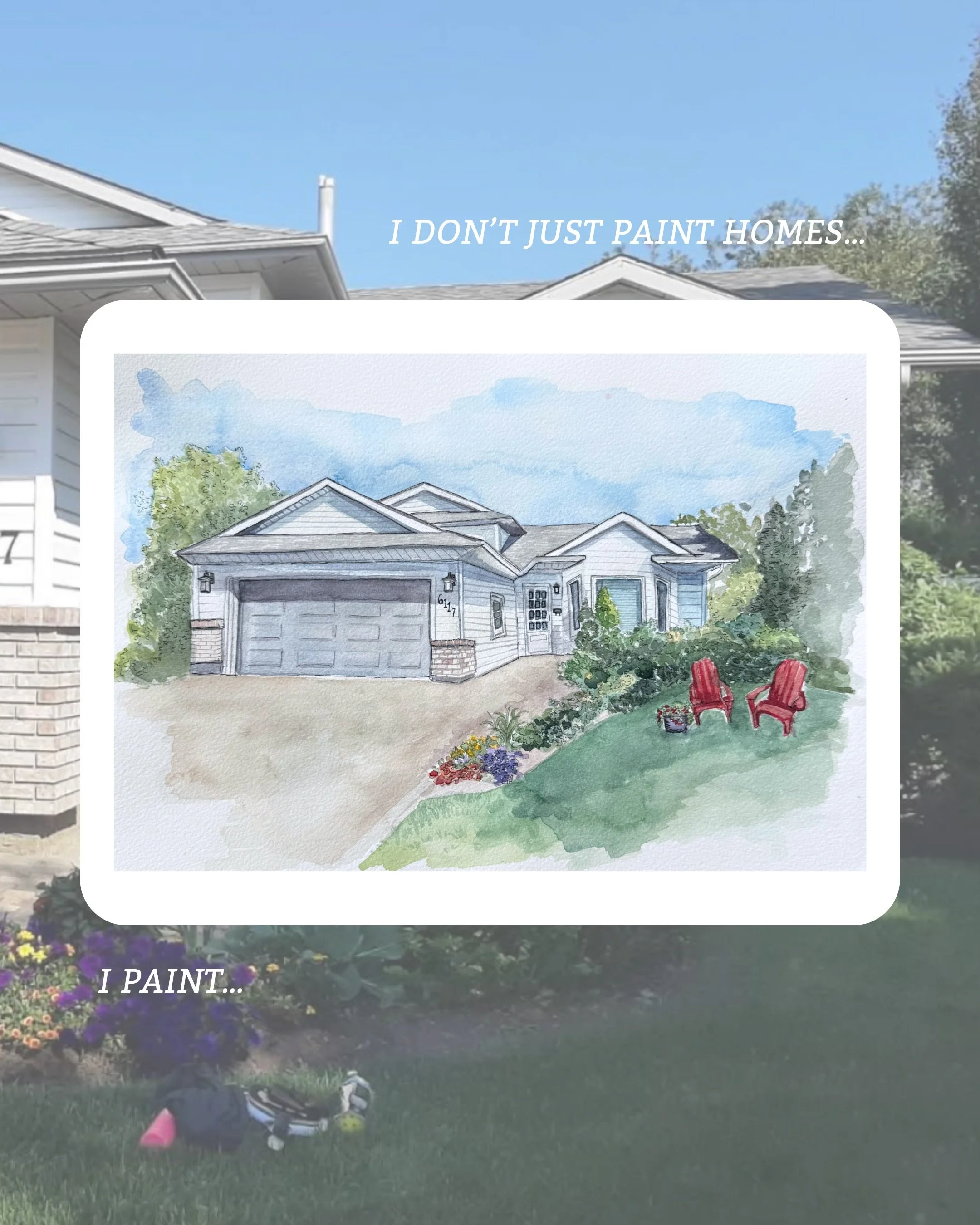 One of my favorite parts of painting commissions is hearing stories from people about why a place is so special. From buying your first home to where you said your vows, let&rsquo;s commemorate your memories together! 

I am taking custom orders now-