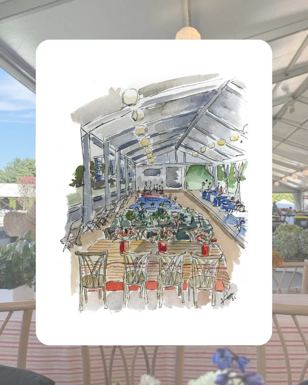 Prints from my sketches of the @hamptonclassic and the Hamptons beyond are now available on my website! Link in bio or visit artbysophiemcadara.com

You can also find other art print collections available as well as information about commissions all 