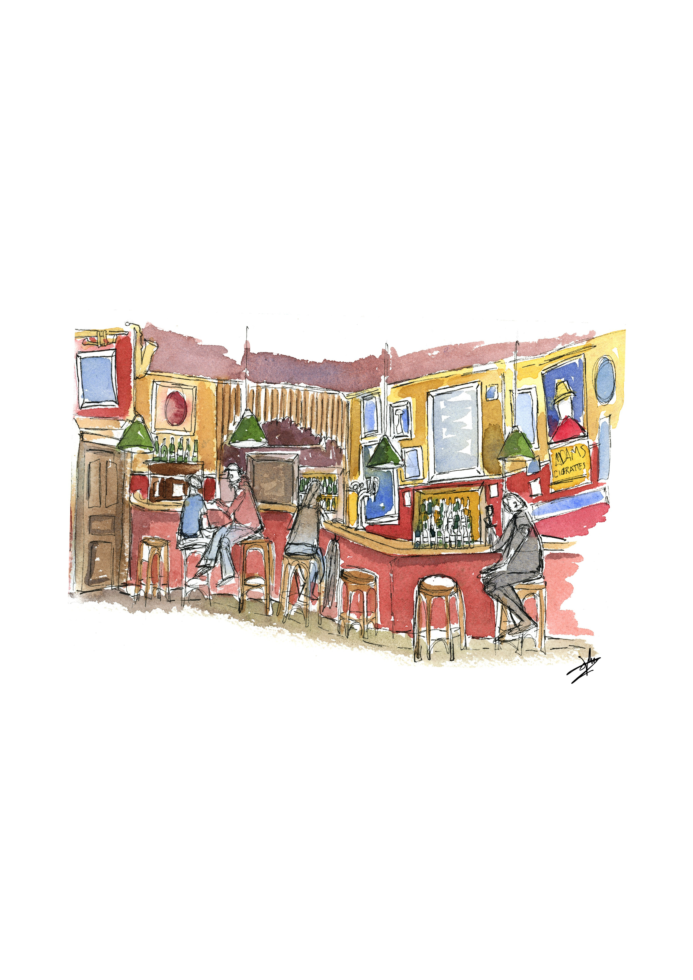 Copenhagen Bar- Digital Download