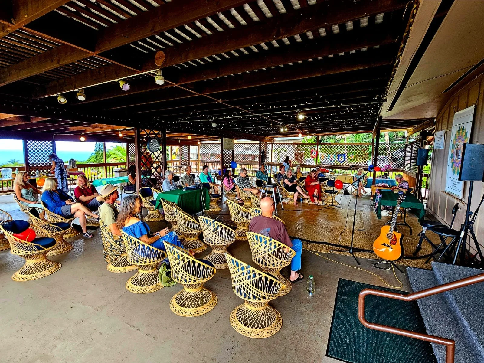 Community event and music on Lanai at New Thought Center of Hawaiʻi