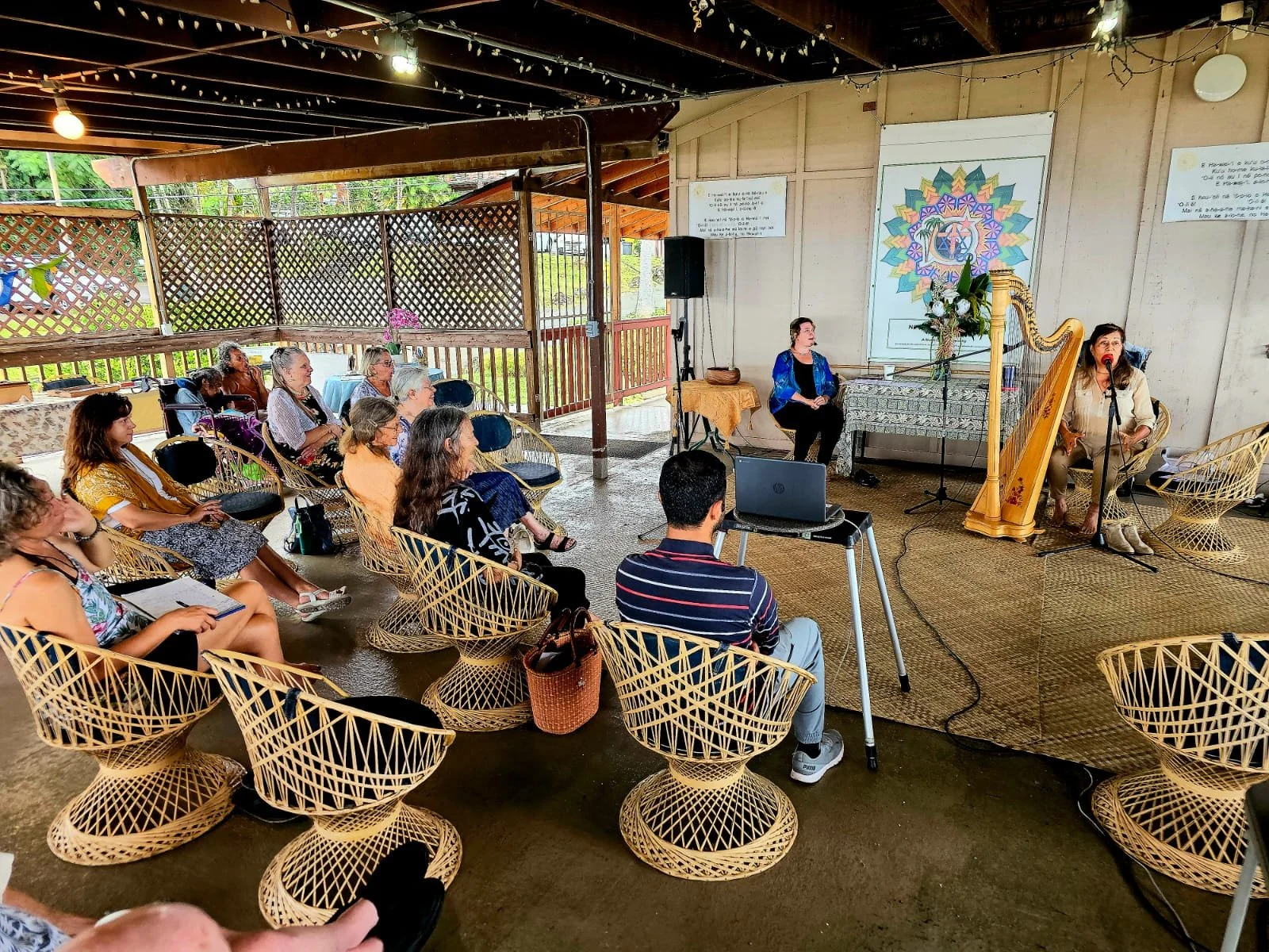 Live music performance at New Thought Center of Hawaiʻi in Kealakekua