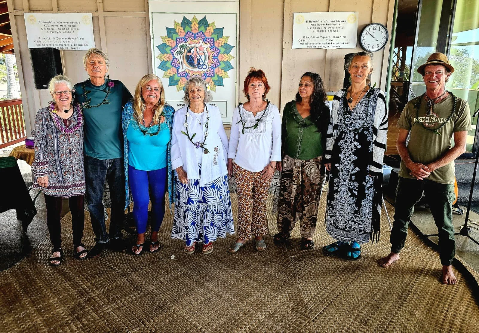 Group photo of board members of New Thought Center of Hawaiʻi