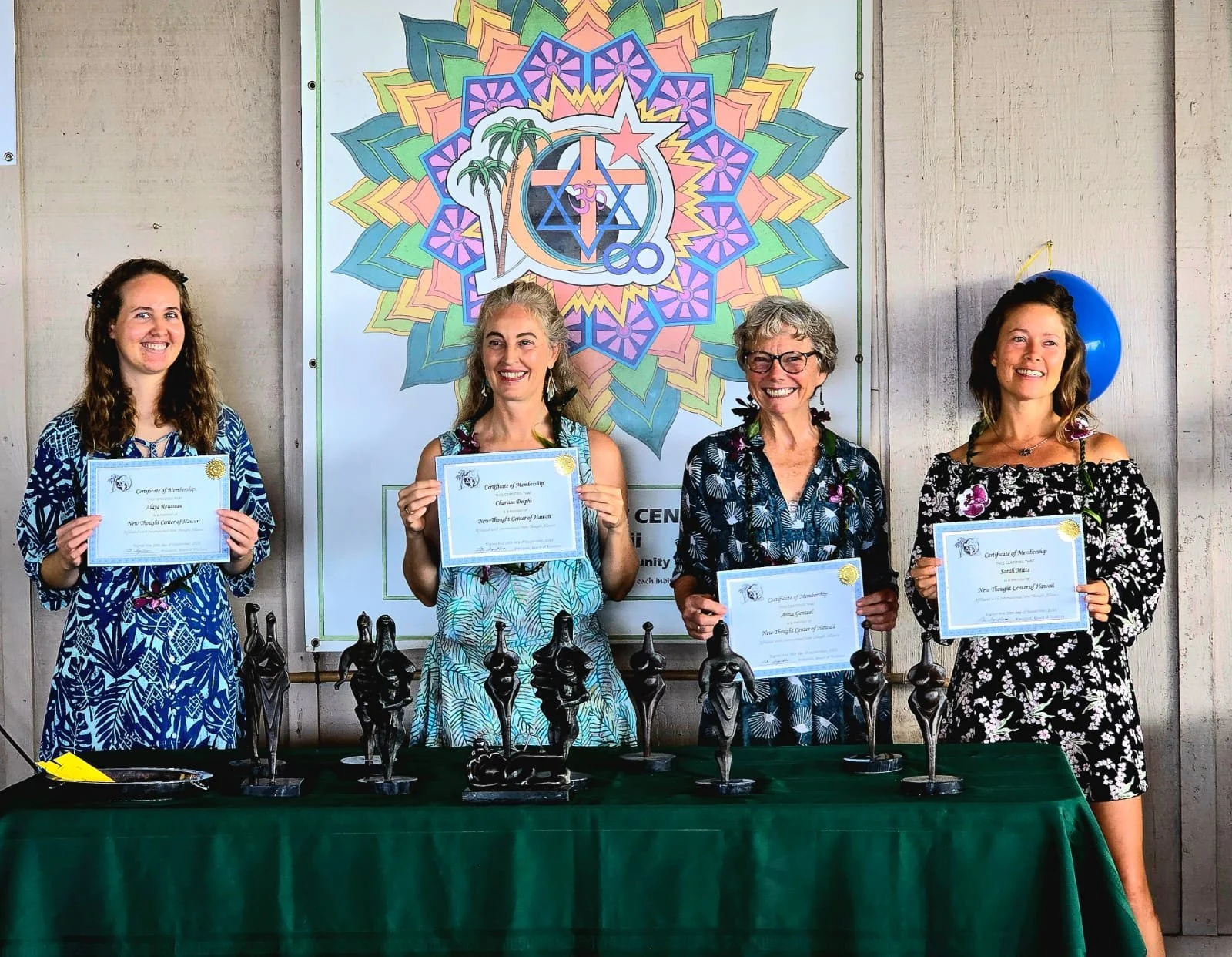 New Thought Center of Hawaiʻi celebrating new members in the community in Kealakekua
