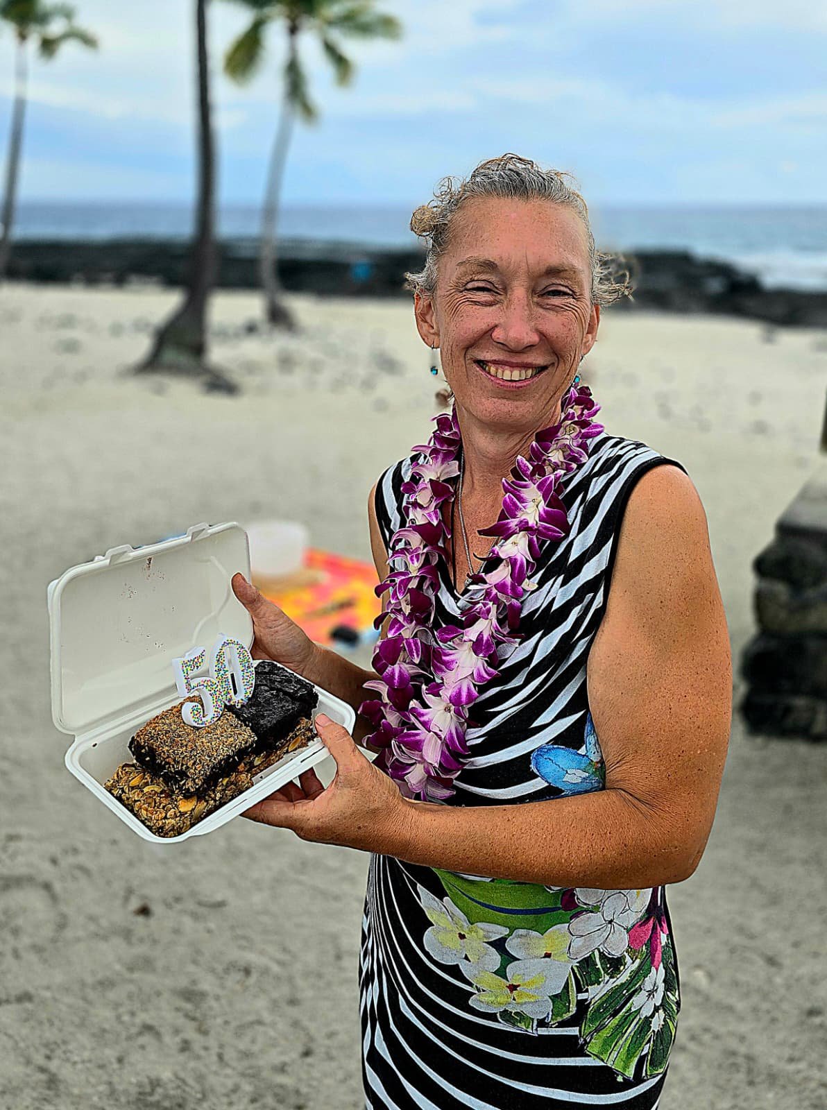 Member of New Thought Center of Hawaiʻi at the beach
