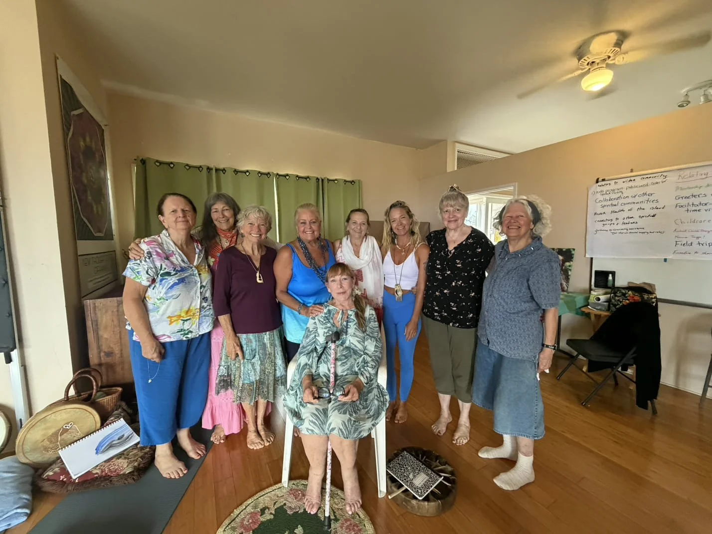 Group workshop gathering at New Thought Center of Hawaiʻi in Kealakekua