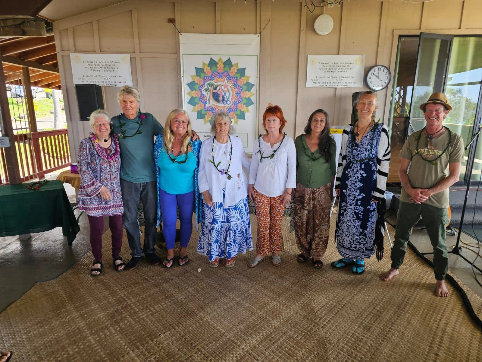 Group photo of board members of New Thought Center of Hawaiʻi
