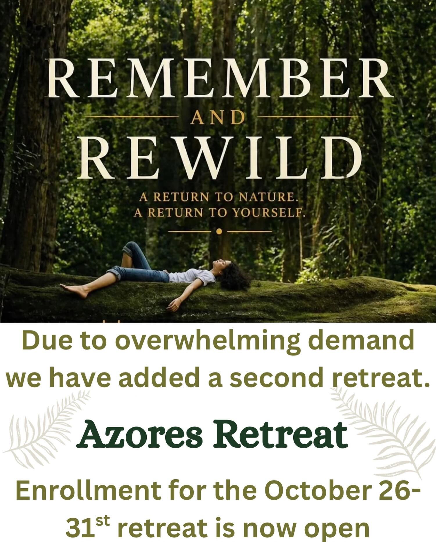We are gathering a small circle of women &mdash; seekers, healers, the quietly wild &mdash; for a sacred immersion into one of the most pristine, unadulterated natural environments left on this earth.

The Azores. Rising from the mid-Atlantic like a 