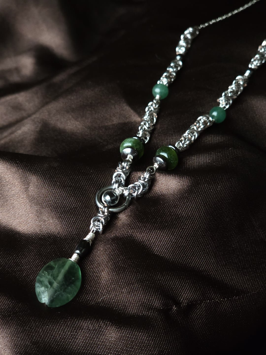 Each piece is hand made by me as well as each loop of the chainmaille weave.

✨ Handcrafted Chain Mail Necklace | Hypoallergenic | Nickel-Free | Non-Tarnish Copper &amp; Stainless Steel ✨

Elevate your jewelry collection. Designed for both beauty and