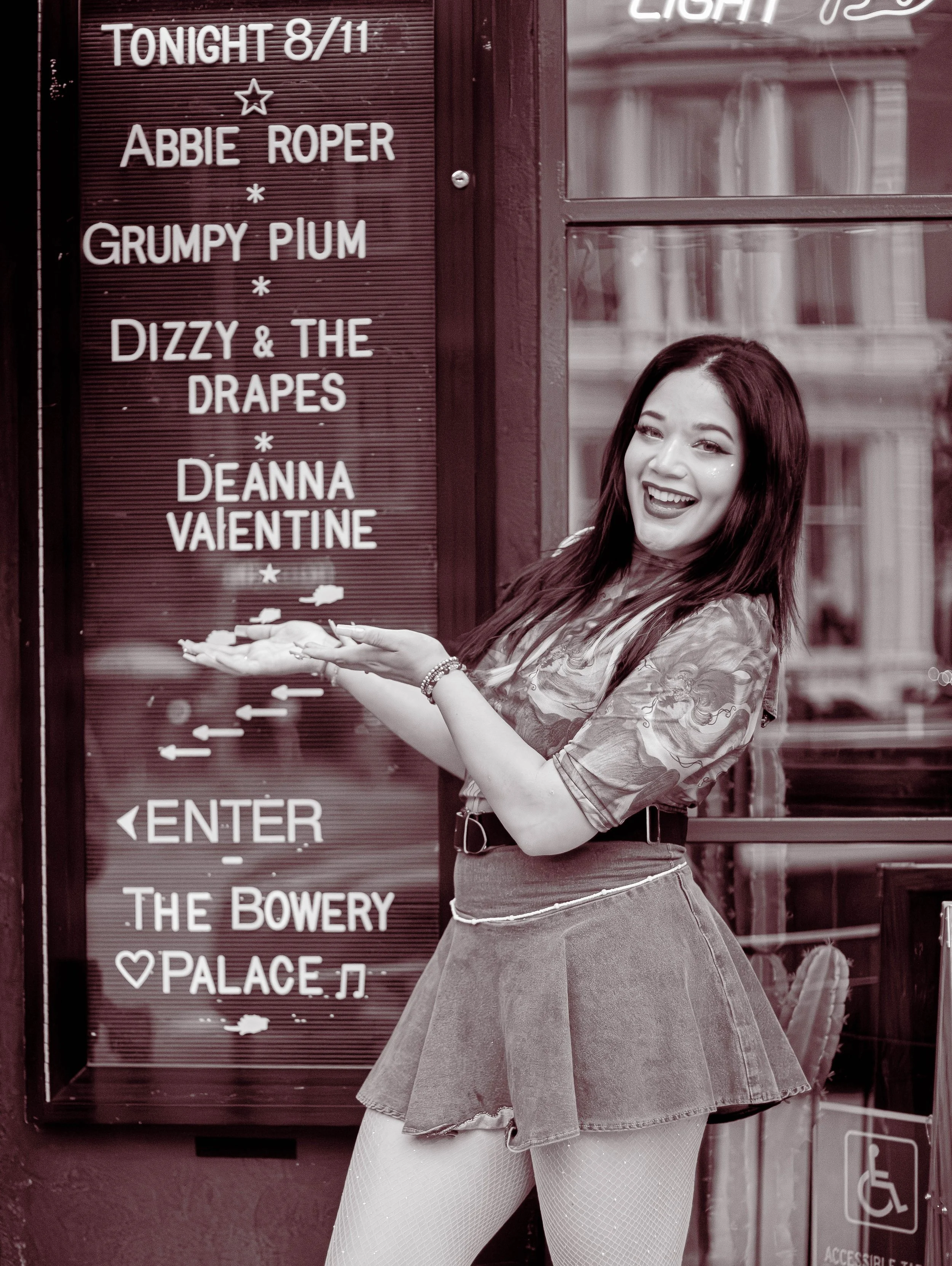 Deanna Valentine Music Performance at Bowery Palace/ Bowery Electric on August 11 2026