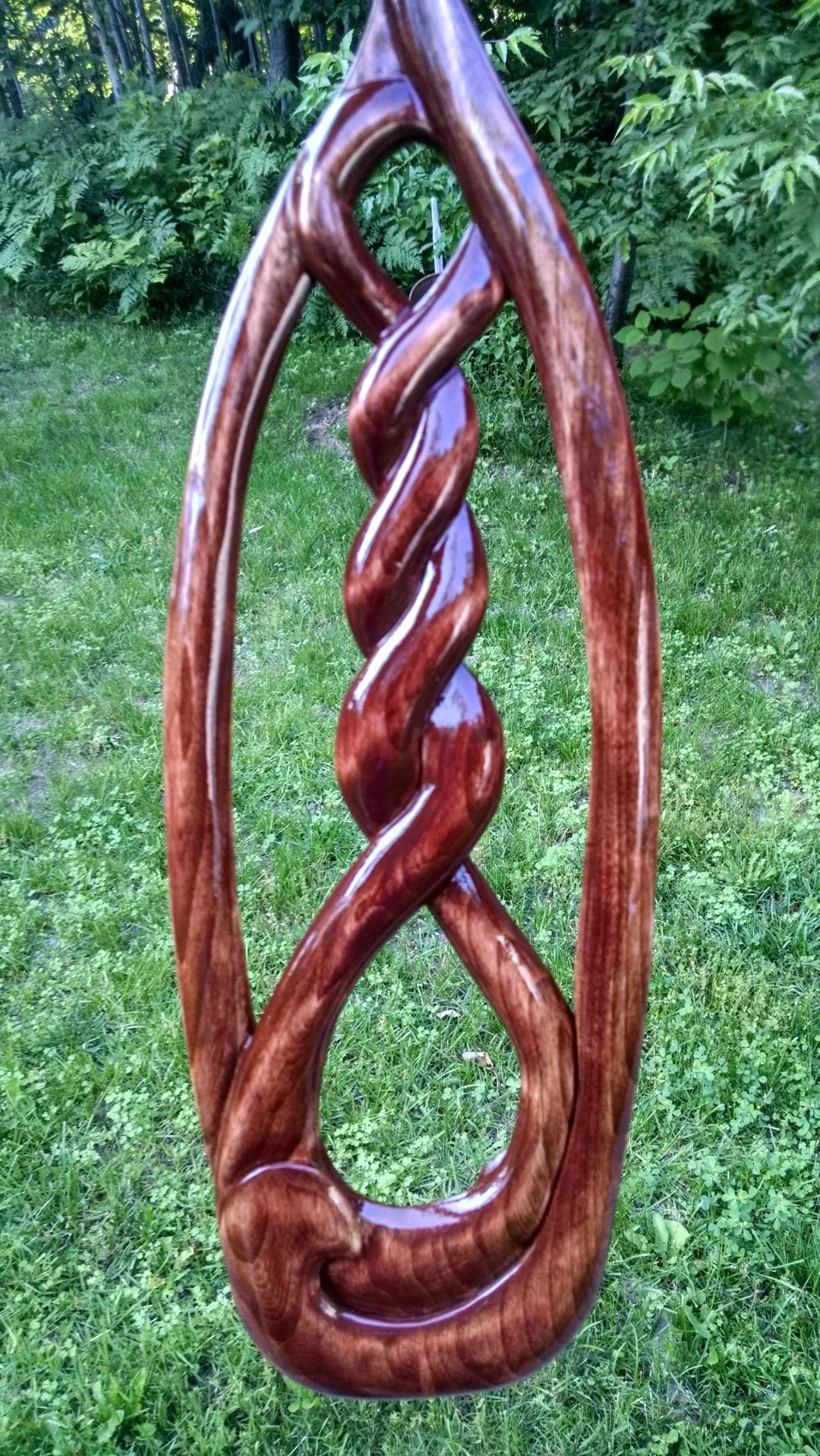 Hand carved custom order of a paddle.