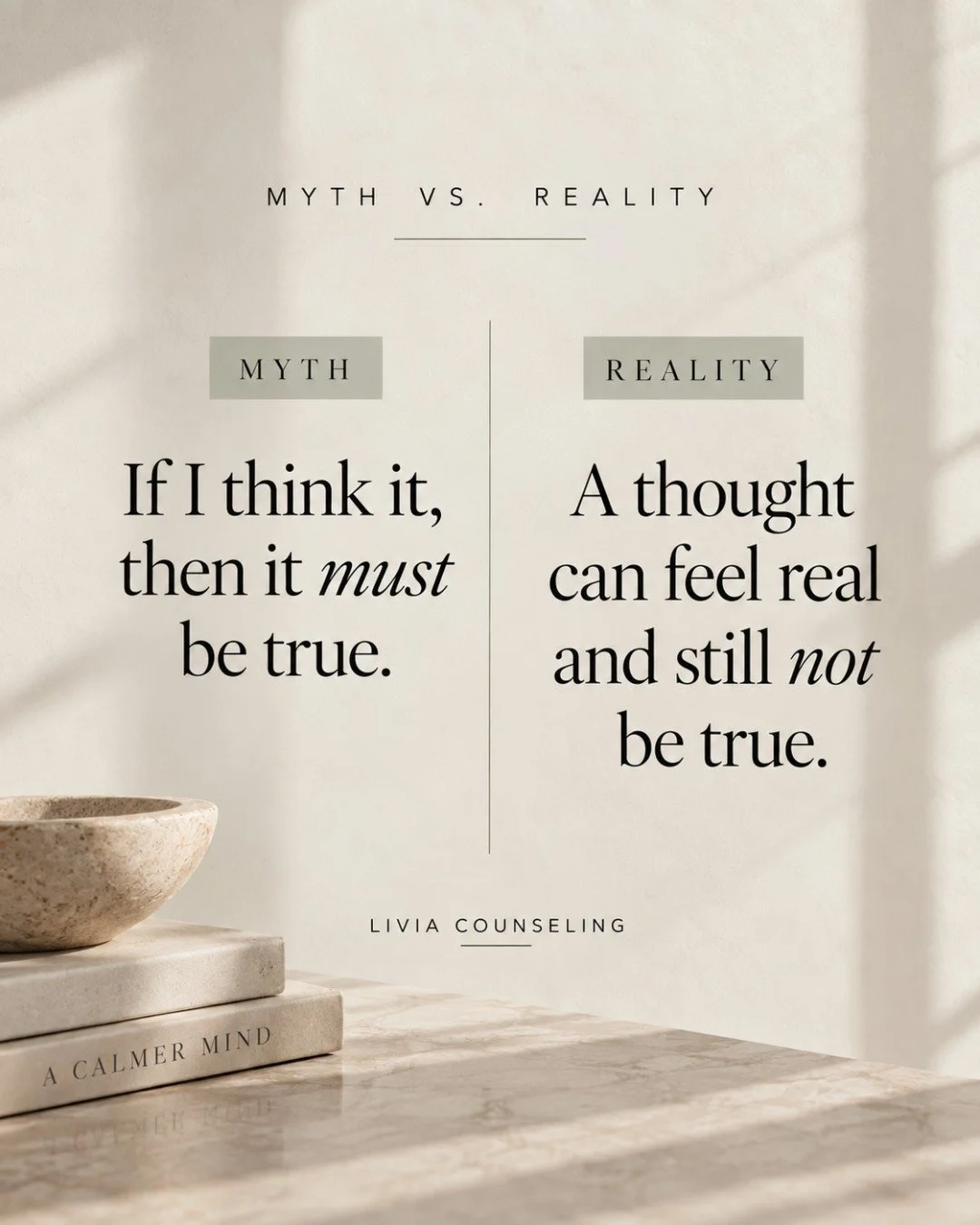 Myth: "OCD Just Means You're Clean and Organized"

This is one of the most common misunderstandings about OCD, and it can actually make it harder for people to recognize what they are dealing with.
OCD is not a personality trait or a prefer