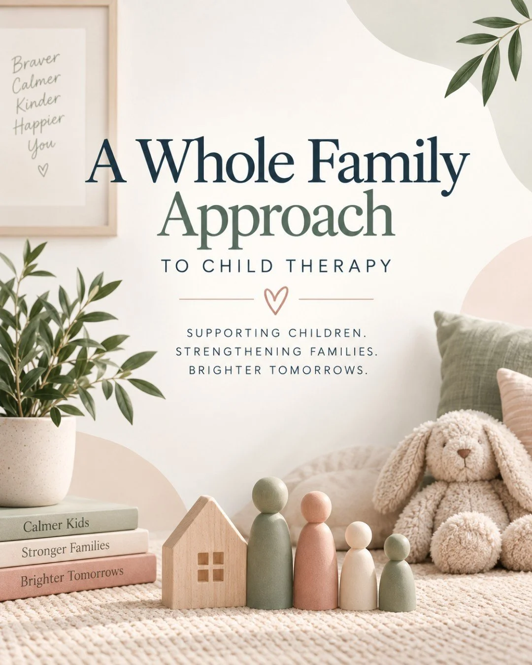 When a child comes to therapy, the whole family is part of the picture.

Kids might spend an hour a week in a therapy room and the rest of their time at home, at school, and with the people who care for them. The skills a child practices in session t