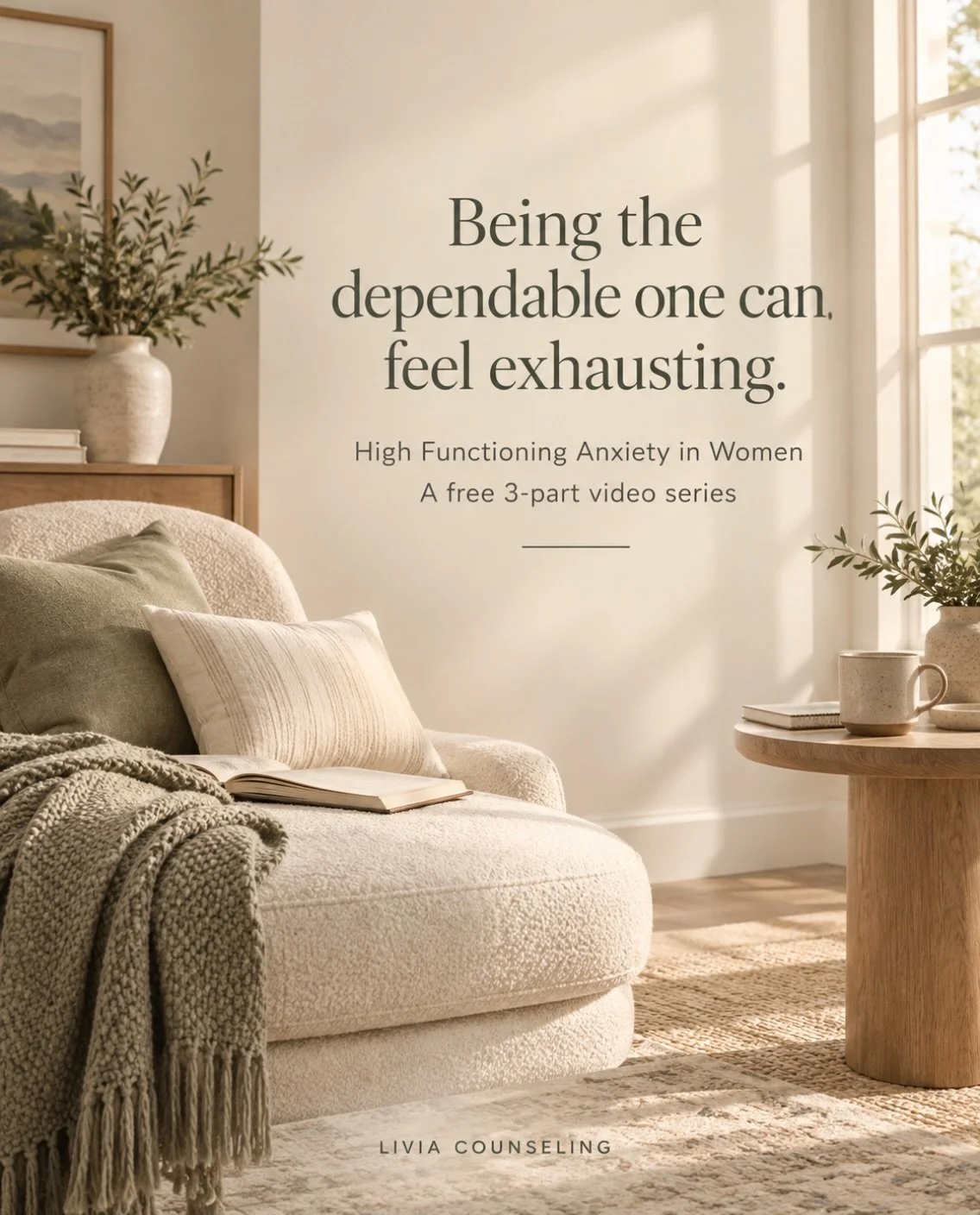 You&rsquo;re the dependable one.
The one everyone counts on.

But underneath&hellip; you feel stretched thin.

Your mind keeps running, even when you finally sit down.
And you&rsquo;ve wondered if what you&rsquo;re feeling has a name.

It might. 🌿

