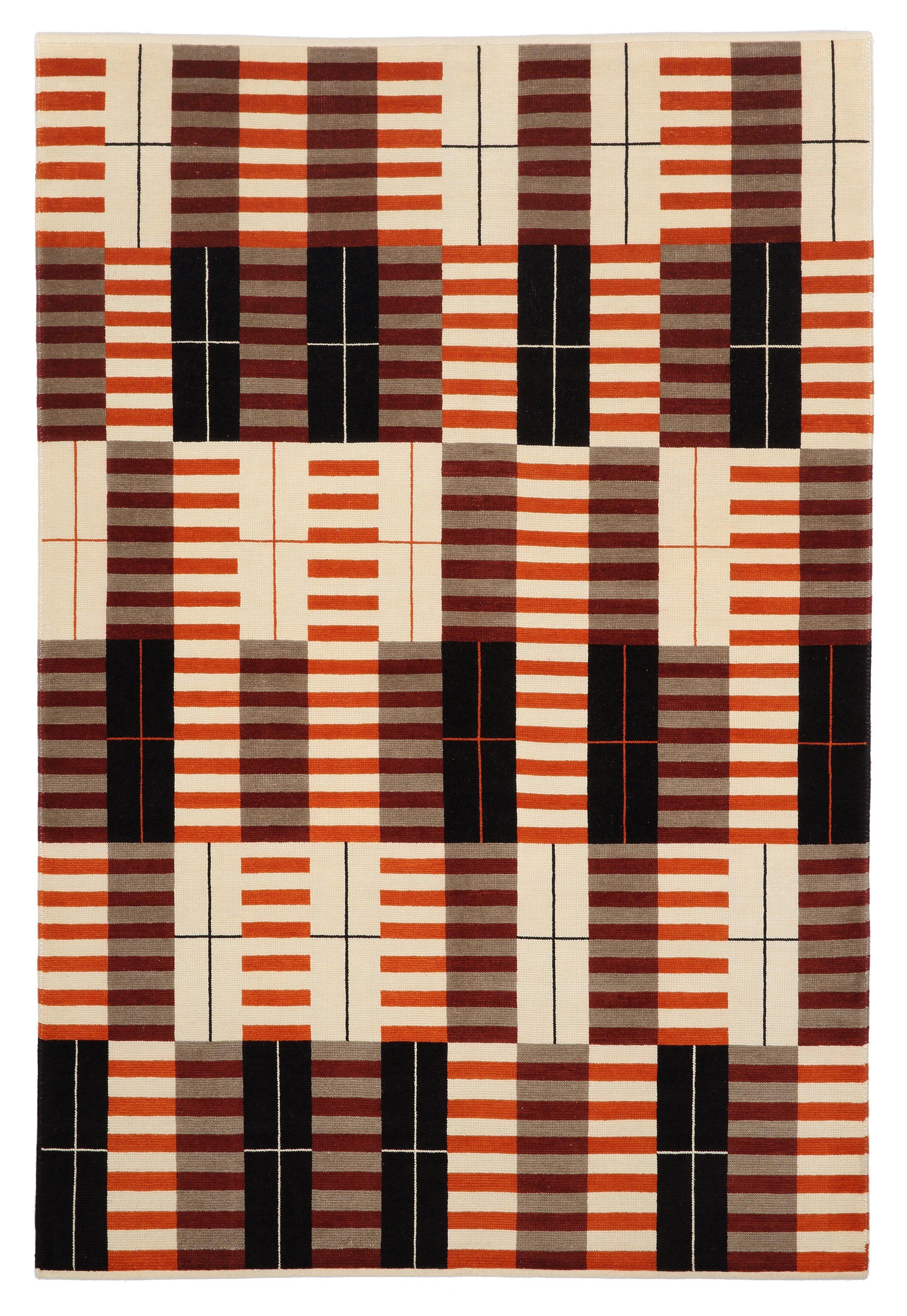 Study 1926 (Black-White-Red) by Anni Albers 6'11" x 10'4"
