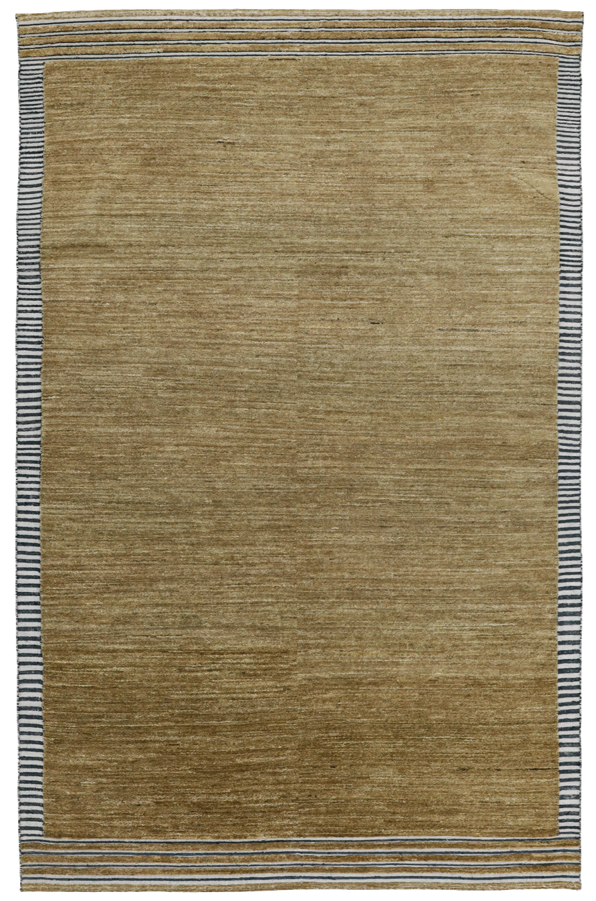 Shag Stripe Mushroom Mahogany by Studio Collection 6'6" x 9'10"