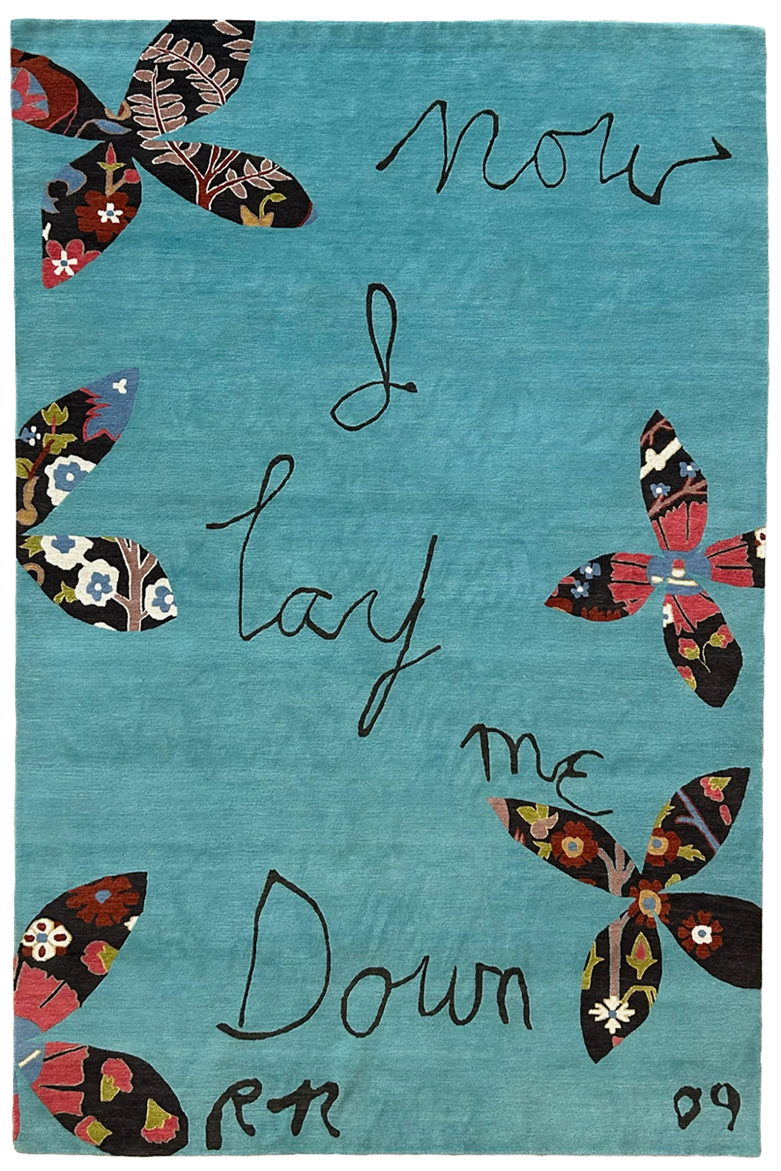 How I Lay Me Down by Madeline Weinrib x Rene Ricard 6’0” x 9’0”
