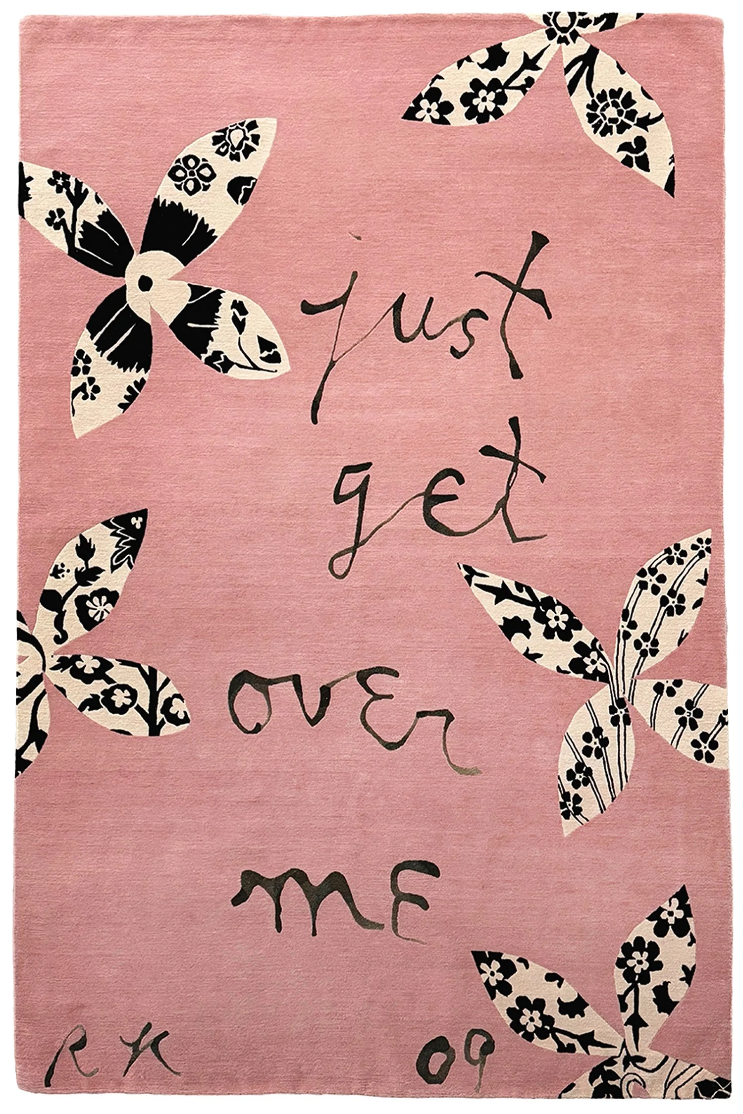 Just Get Over Me by Madeline Weinrib x Rene Ricard 6’0” x 9’0”